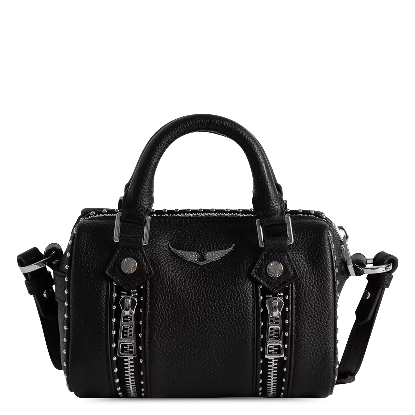 Leather handbag ZADIG&VOLTAIRE Black