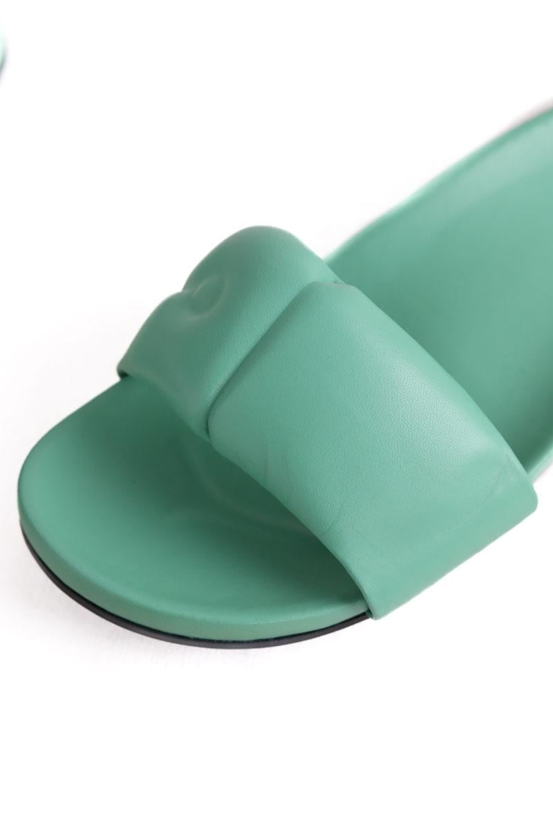 Mules LONGCHAMP - Seconde Main Green