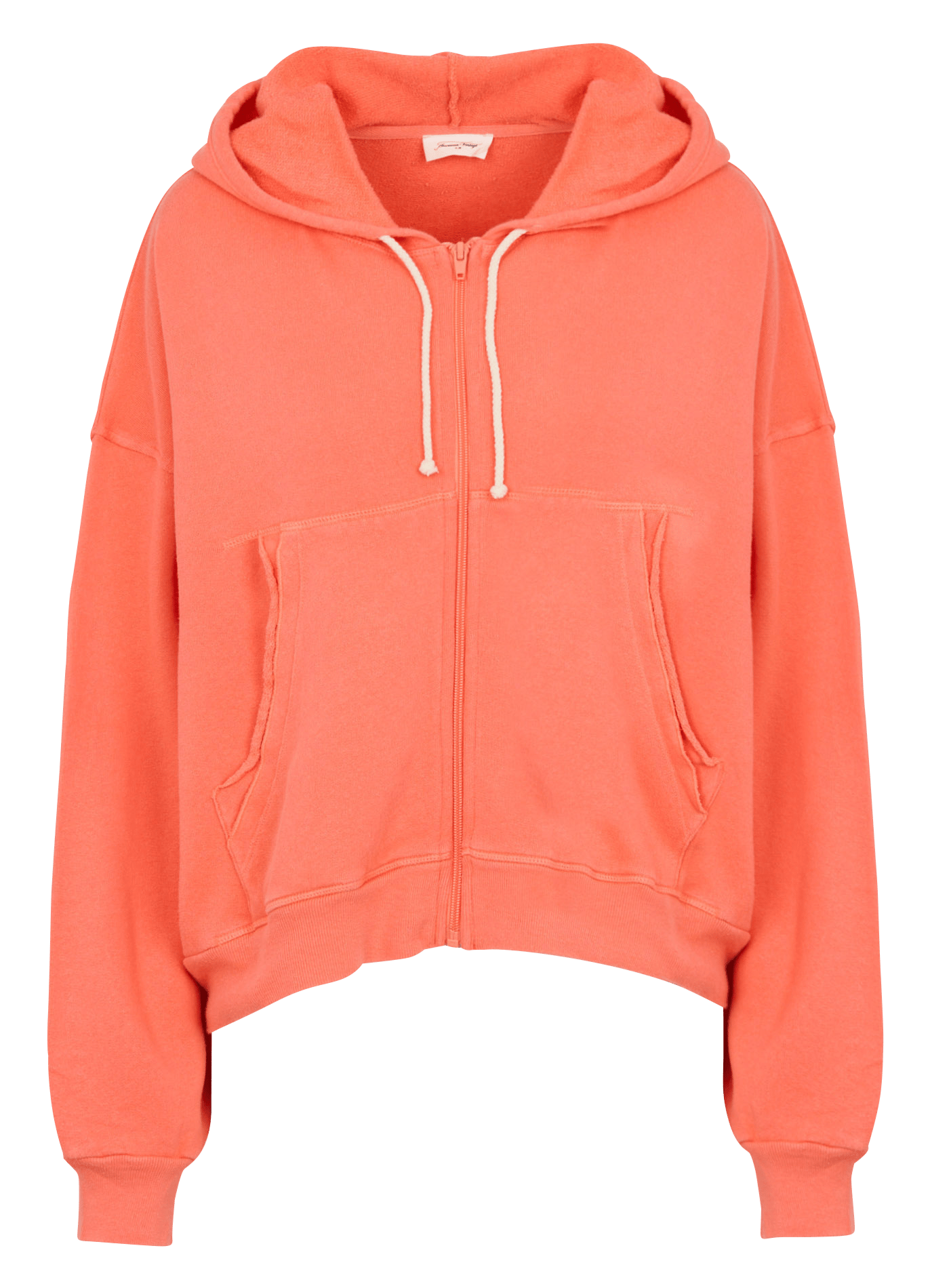 Loose-fit sweatshirt with hood  AMERICAN VINTAGE Orange