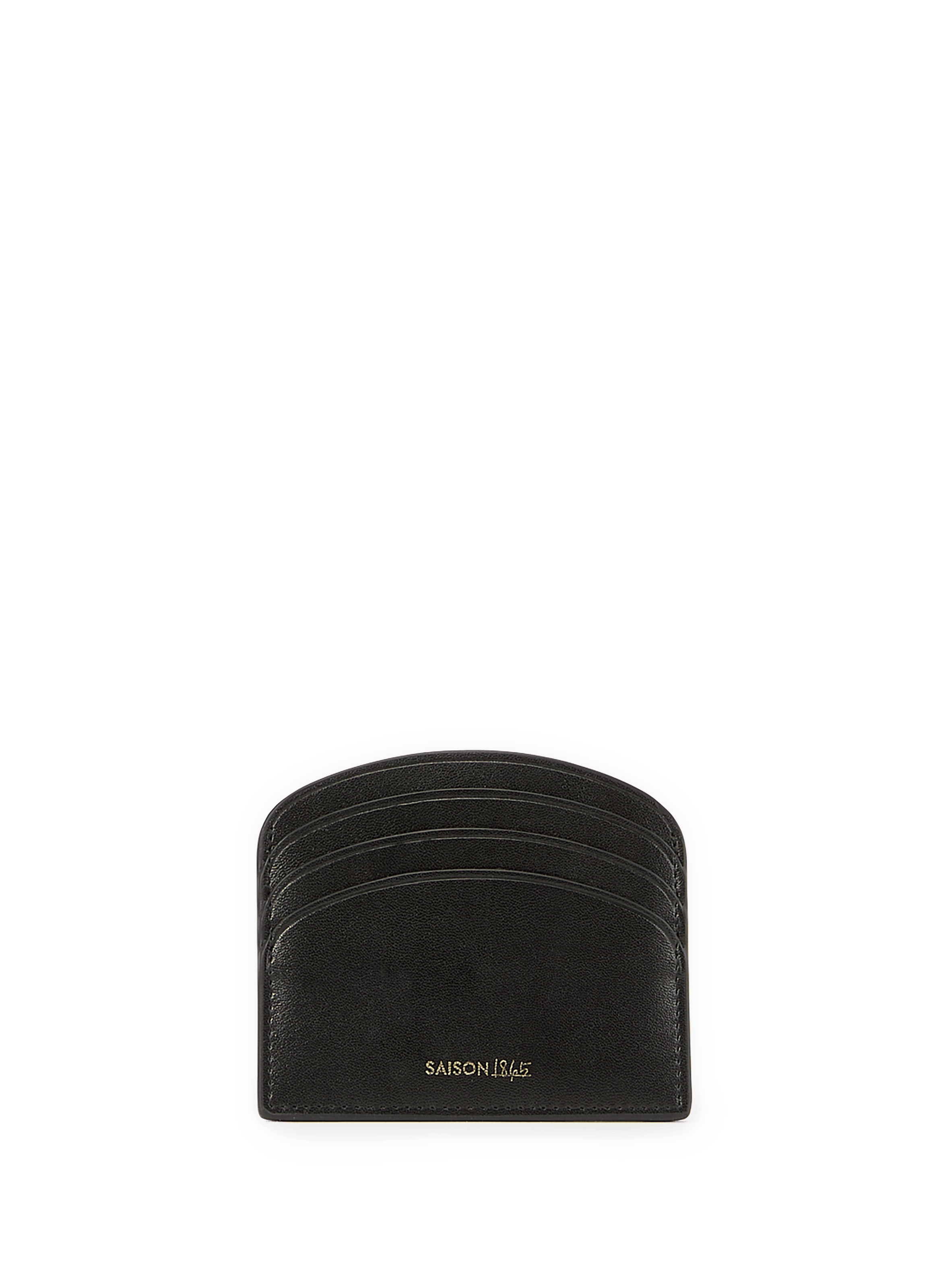 Leather card holder SAISON 1865 Black