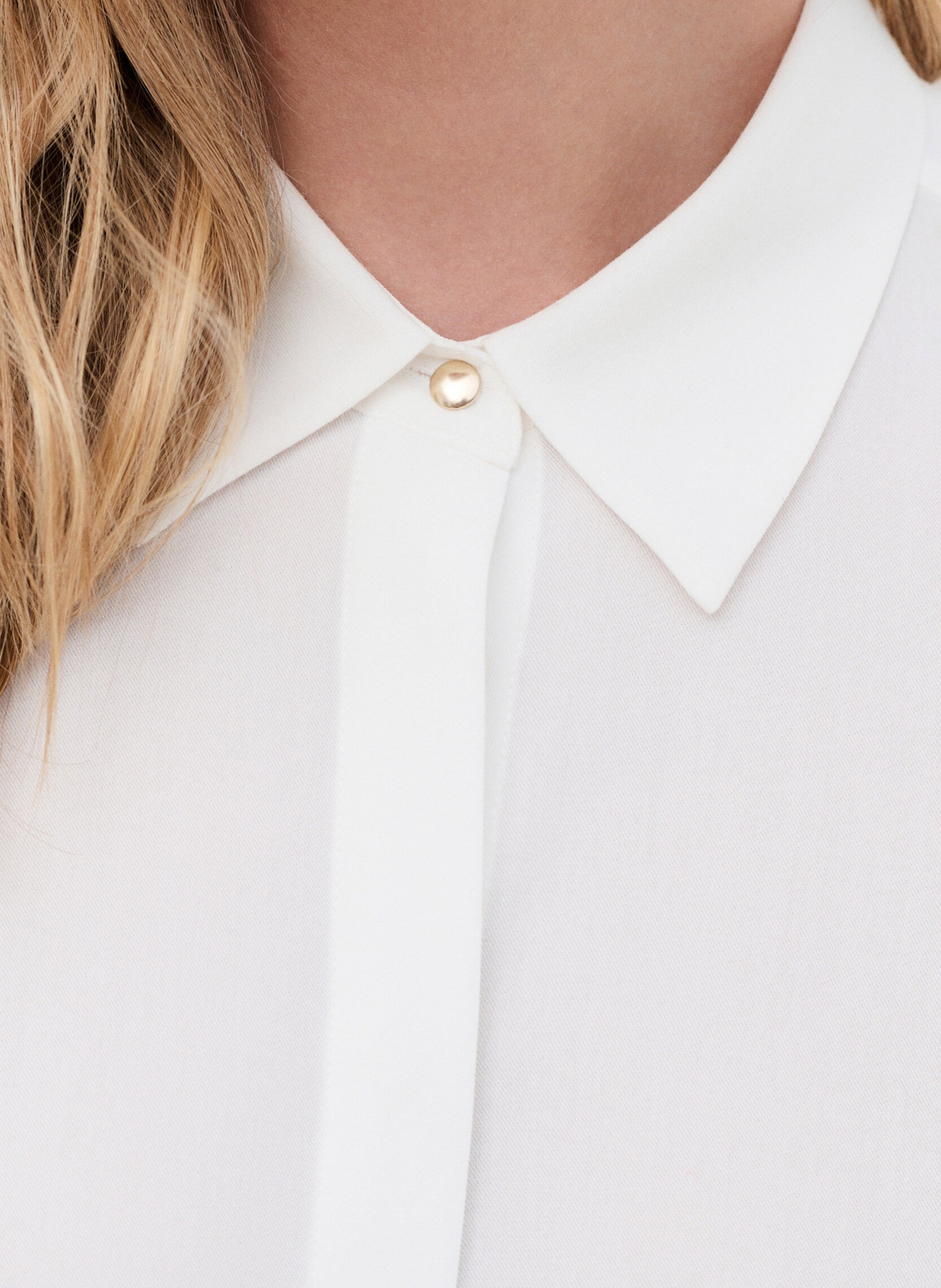 Chemise col classique CAROLL Beige