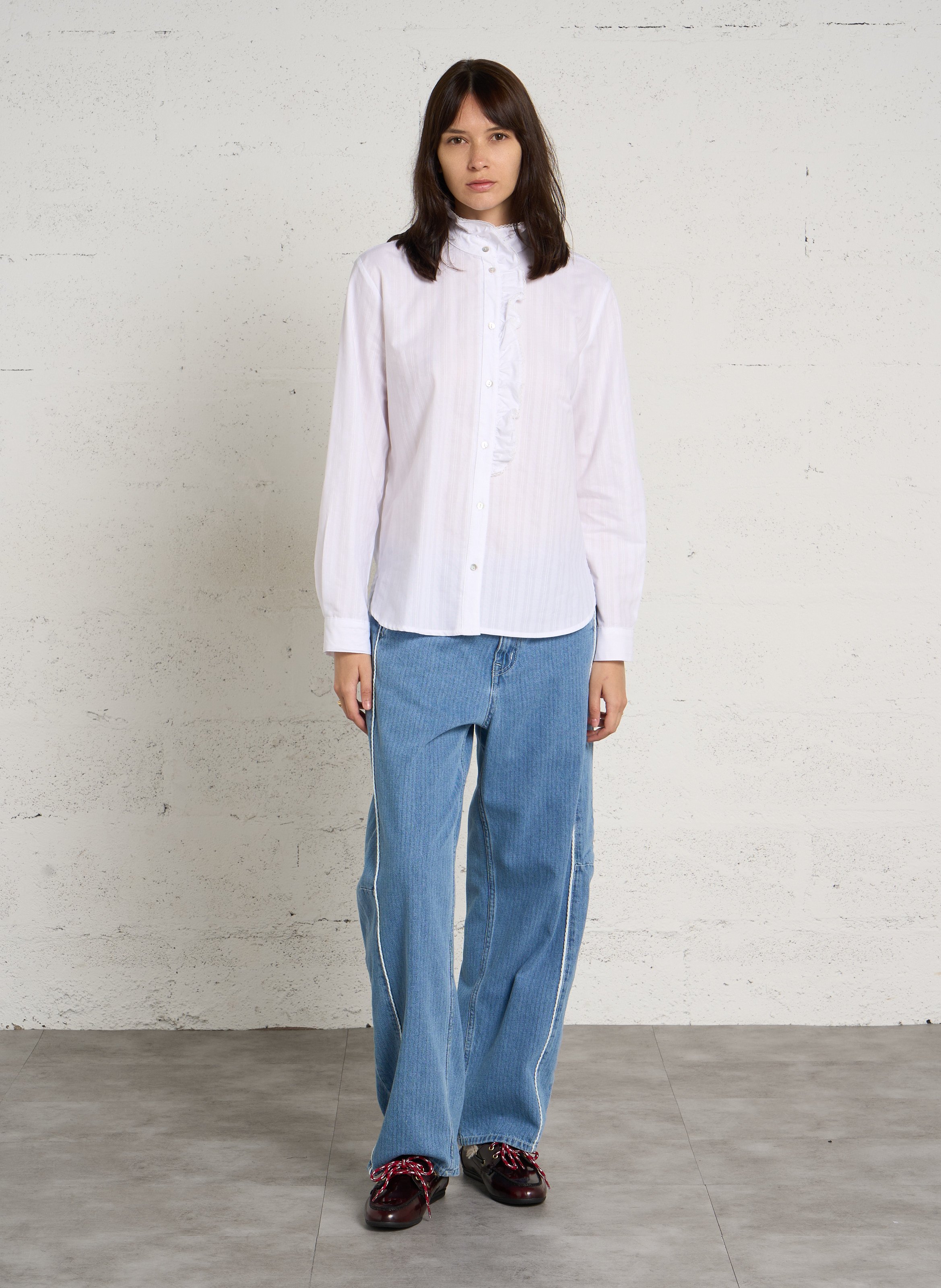 Derbies en cuir TORAL Violet