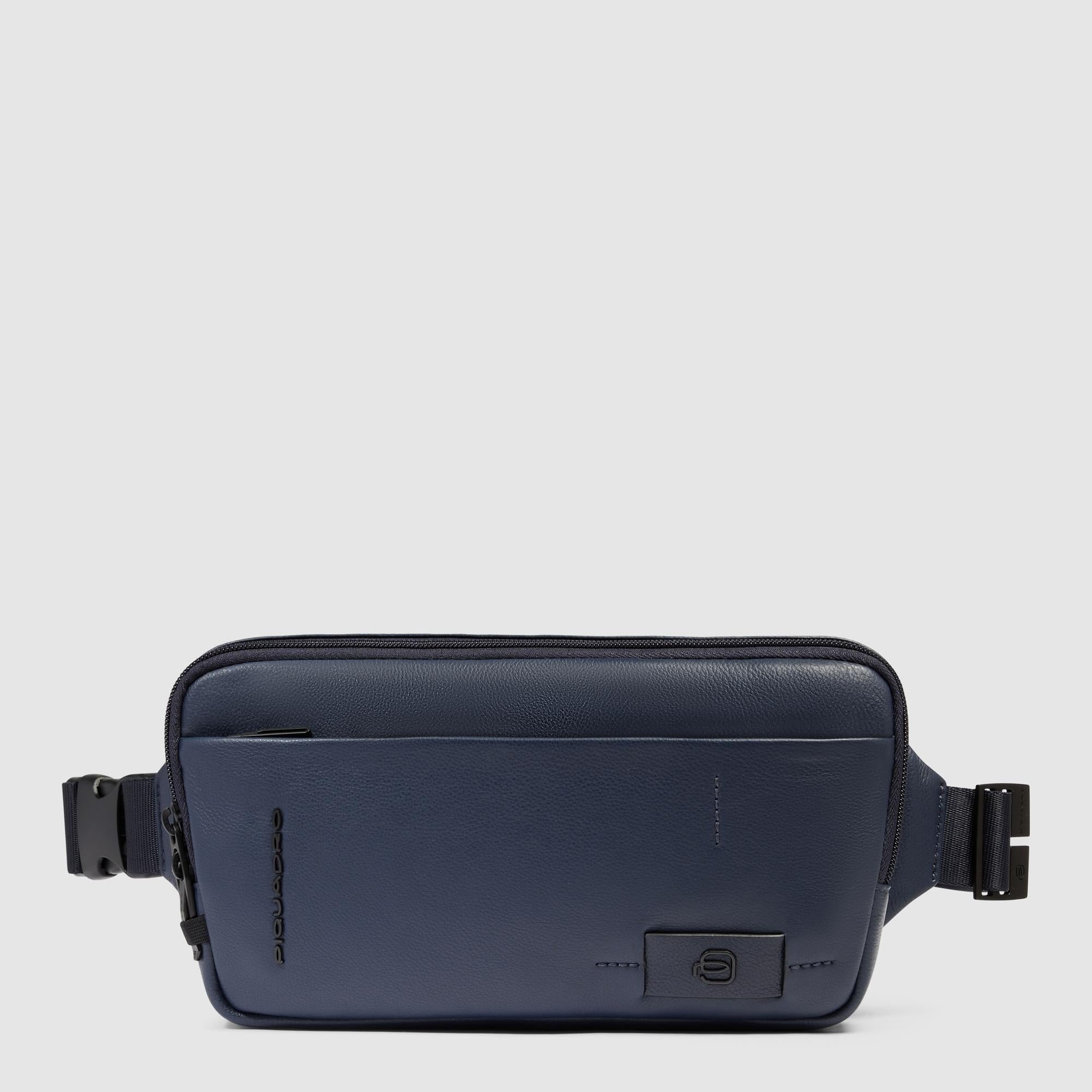 Men's waist bag PIQUADRO Blue