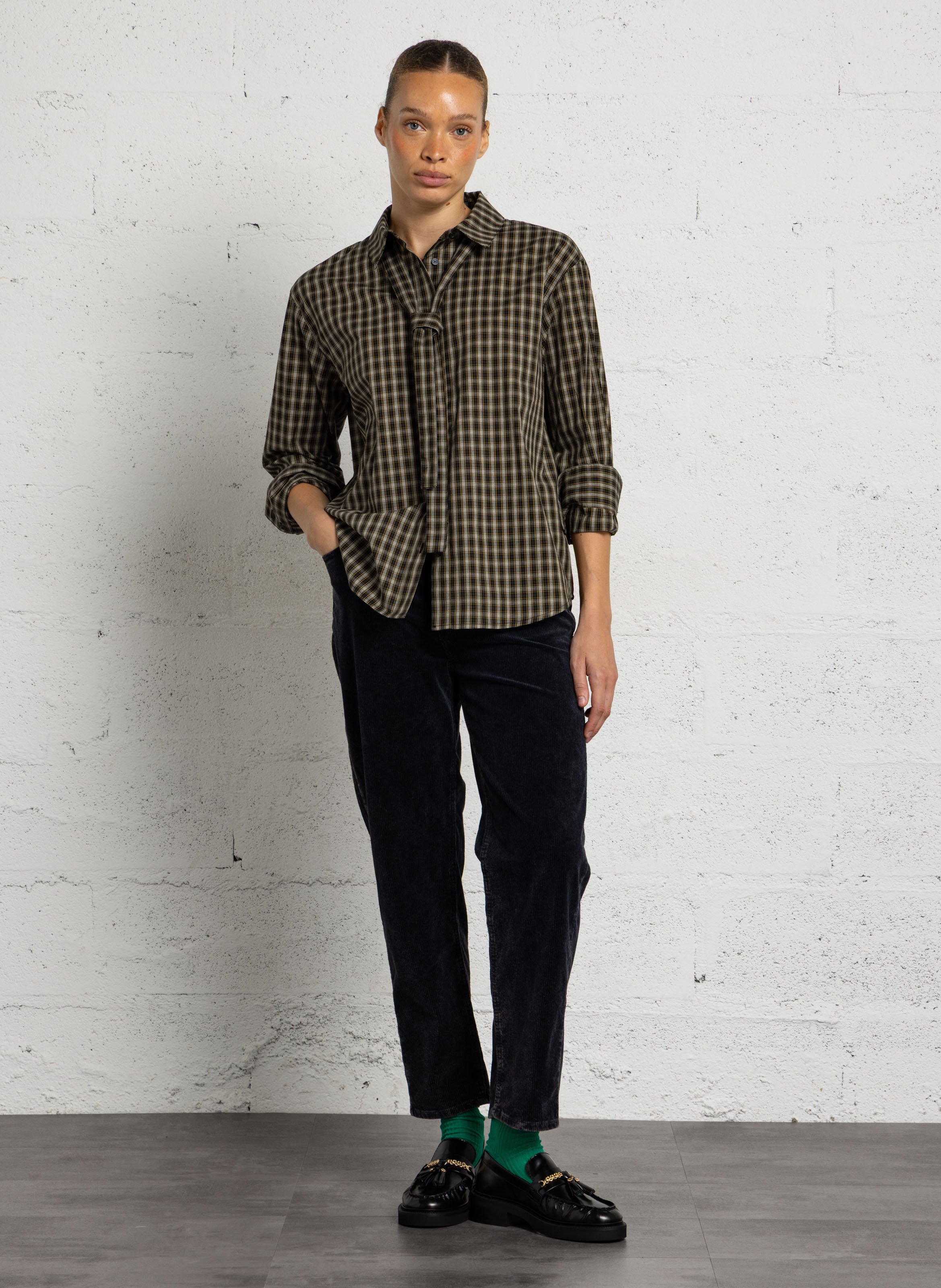 Slim-Fit-Hose aus Baumwoll-Mix HOD PARIS Schwarz