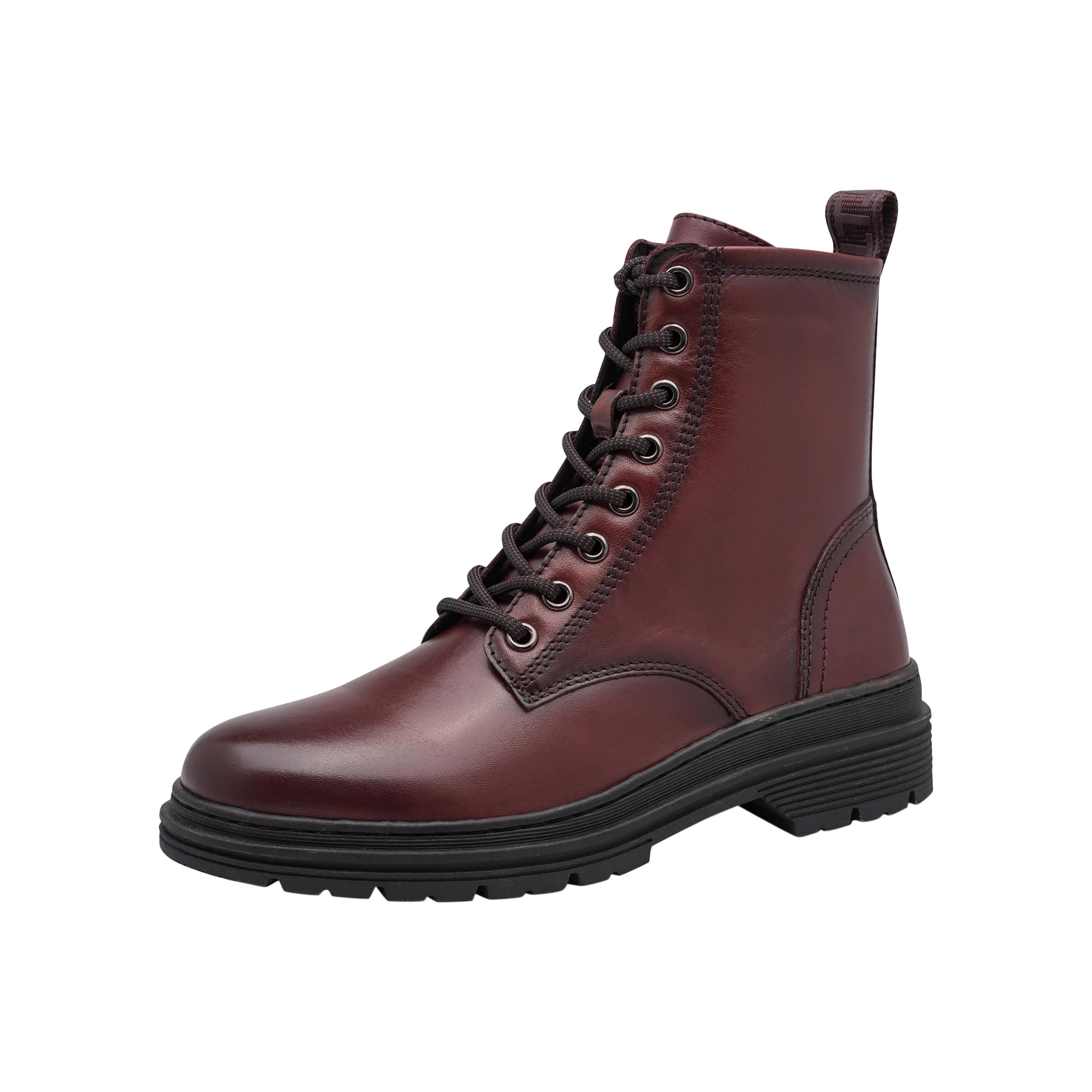 Leather ankle boot TAMARIS Red