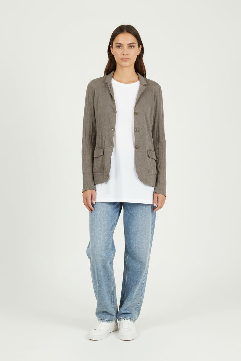 Cardigan MAJESTIC FILATURES - SECONDE MAIN Green