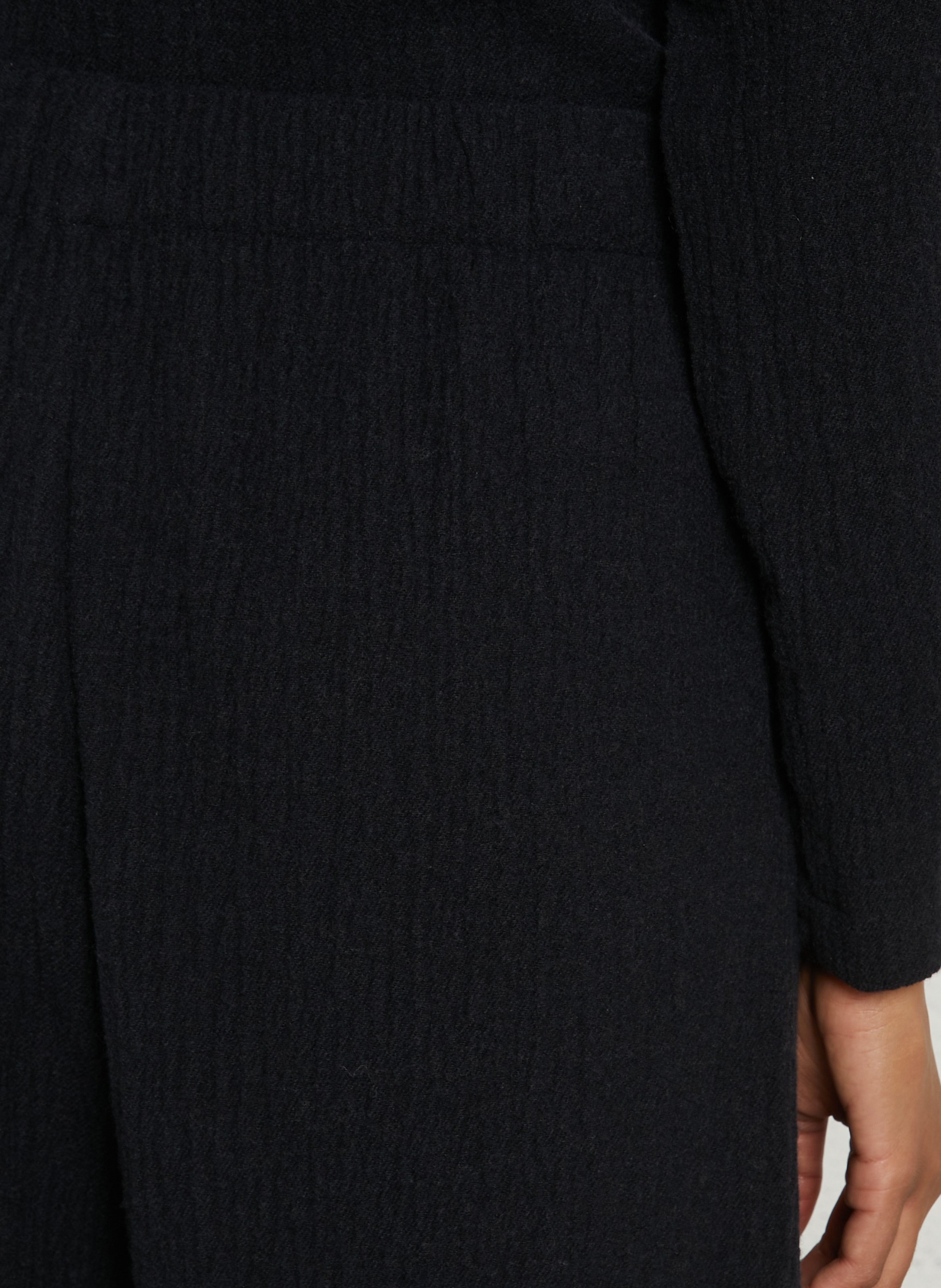 Plain wide-leg trousers in a cotton blend MASSCOB Blue