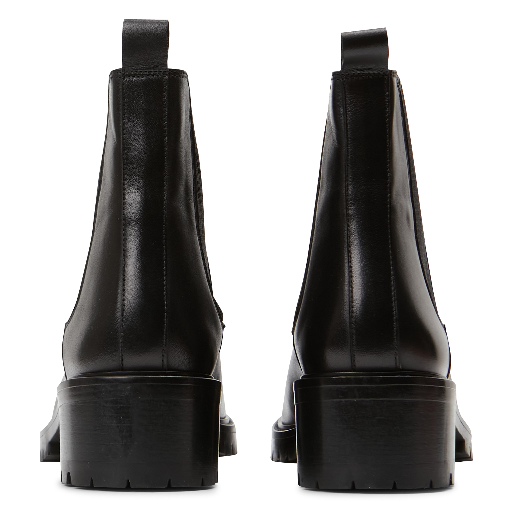 Boots en cuir lisse MELLOW YELLOW Noir