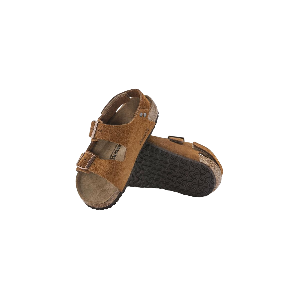 Faux leather sandals BIRKENSTOCK Beige
