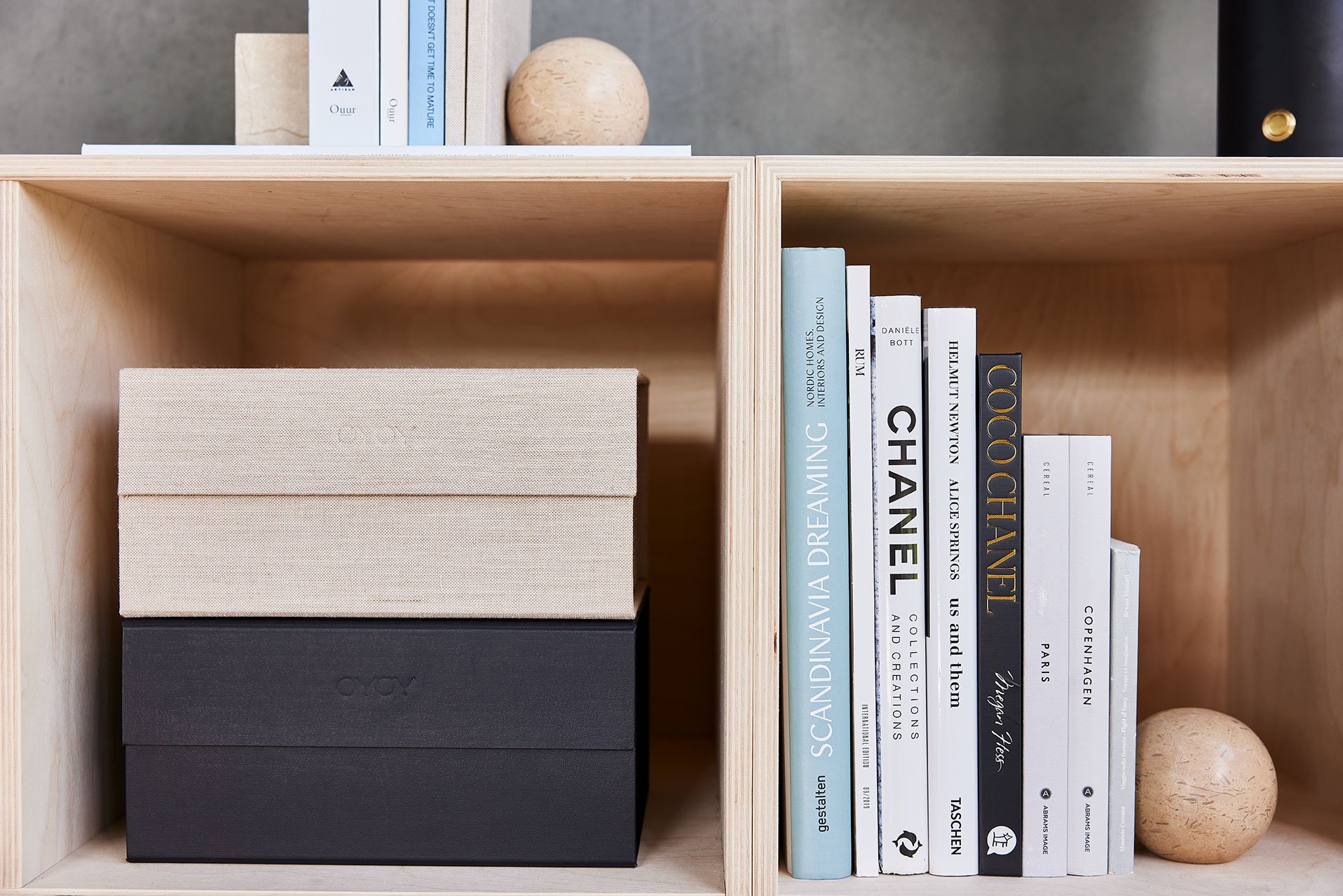 Cardboard storage box OYOY LIVING DESIGN Black