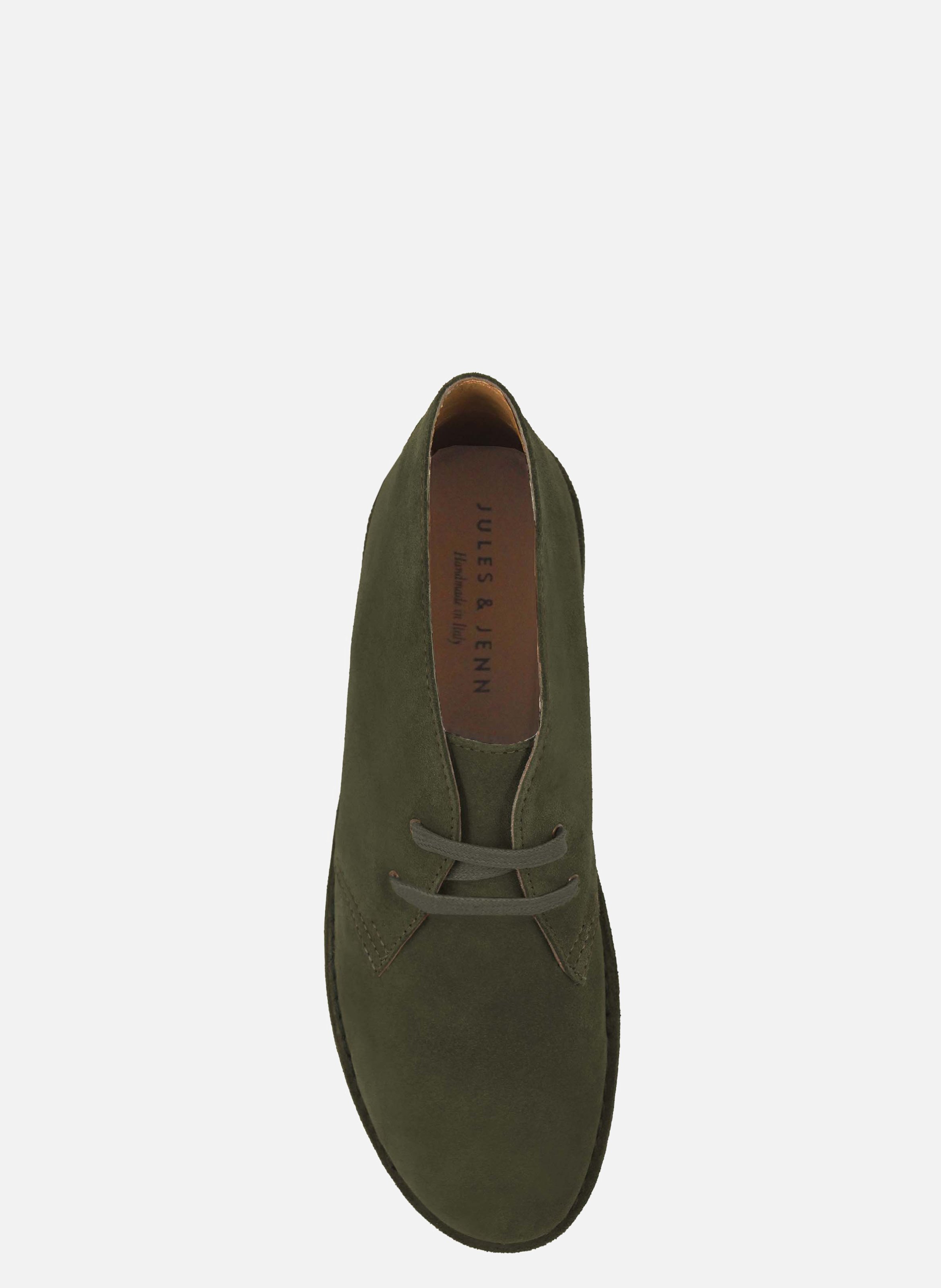 Suede Chukka ankle boots JULES & JENN Green