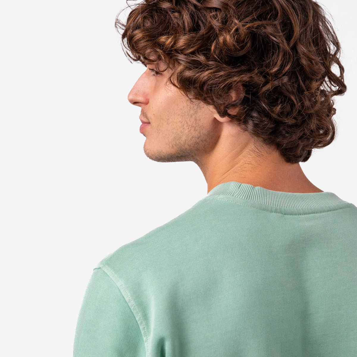 Vintage organic cotton sweatshirt BILLYBELT Green