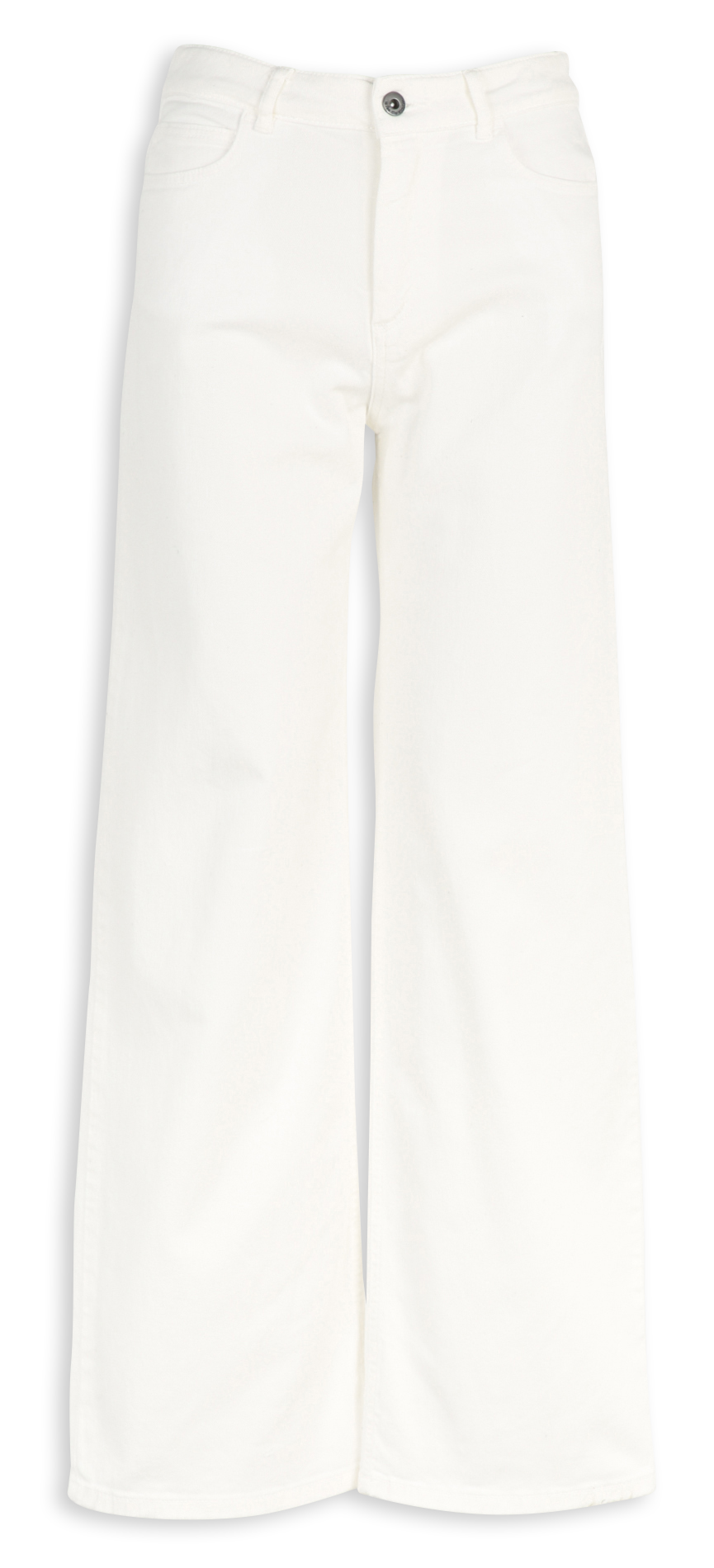High-rise jeans LA FEE MARABOUTEE White