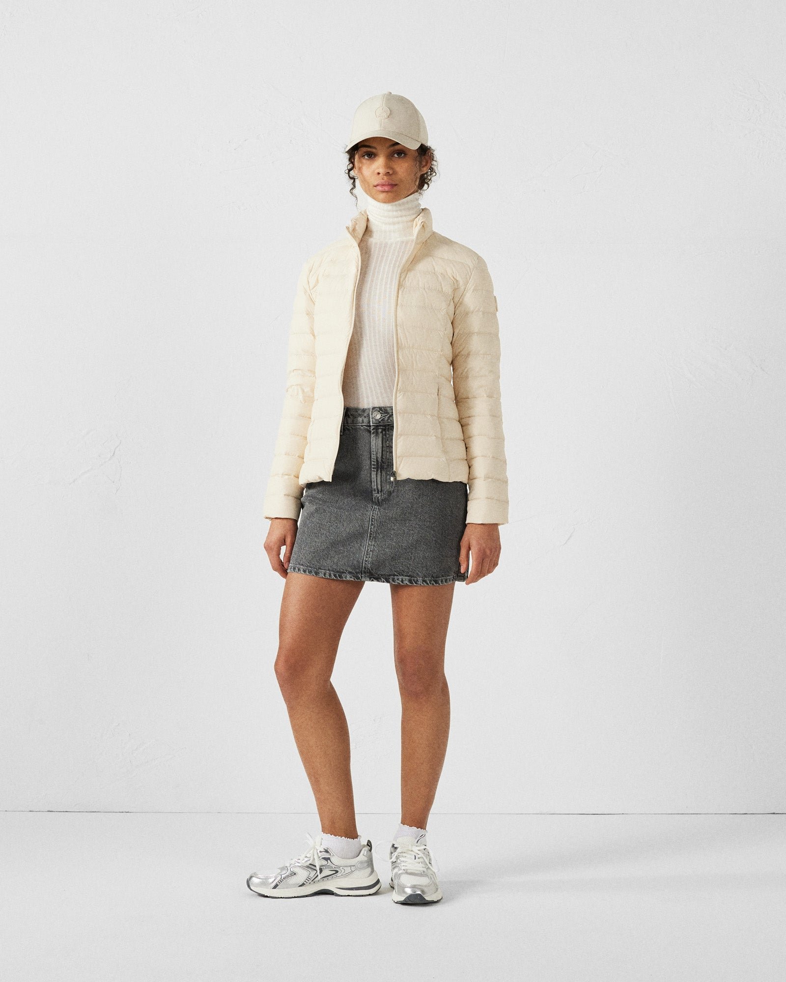 Lightweight stretch down jacket Maia JOTT White