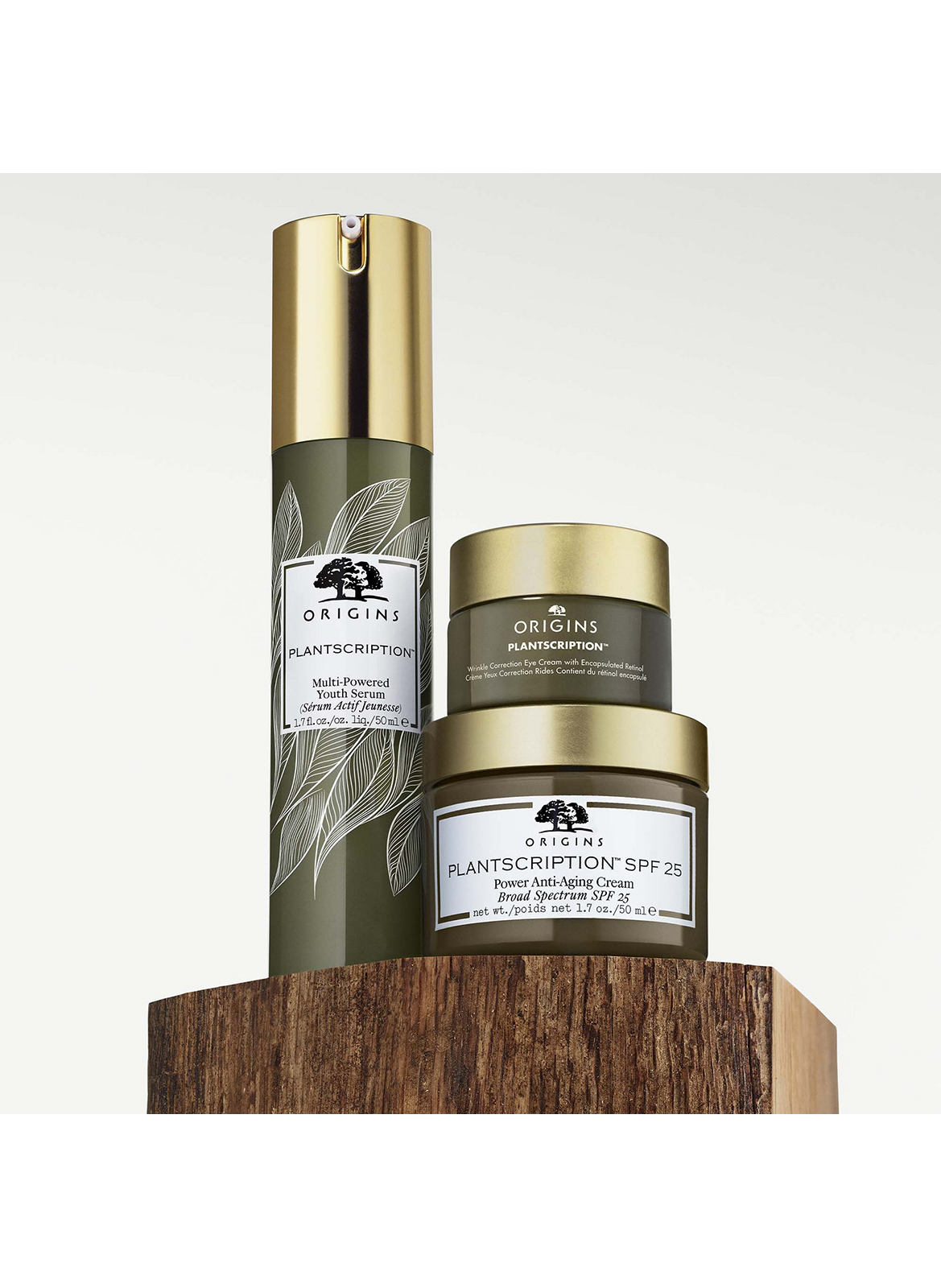 Plantscription™ - Crème Yeux Correction Rides au Rétinol Encapsulé ORIGINS No color