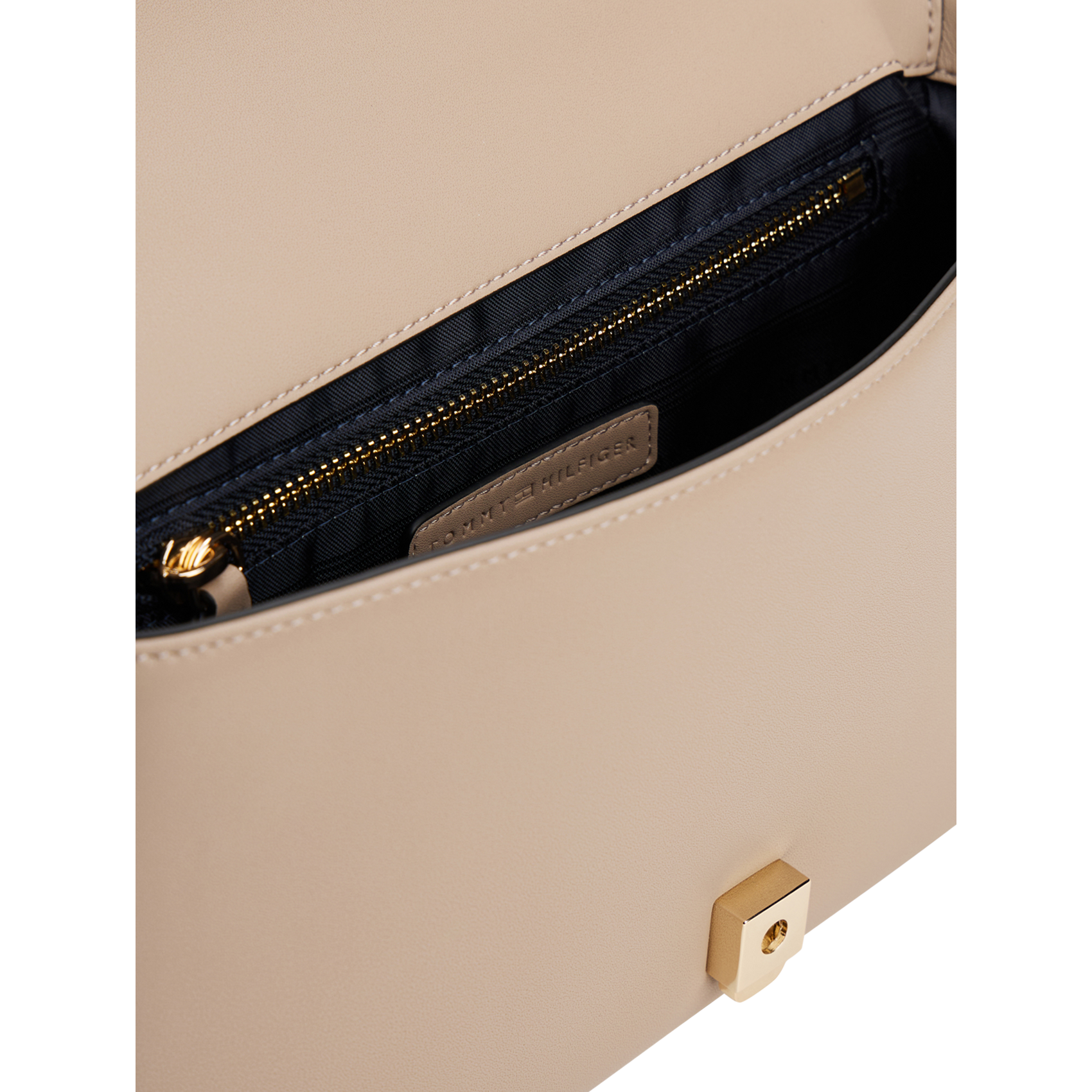 Sac bandoulière matelassé à monogramme TOMMY HILFIGER Beige