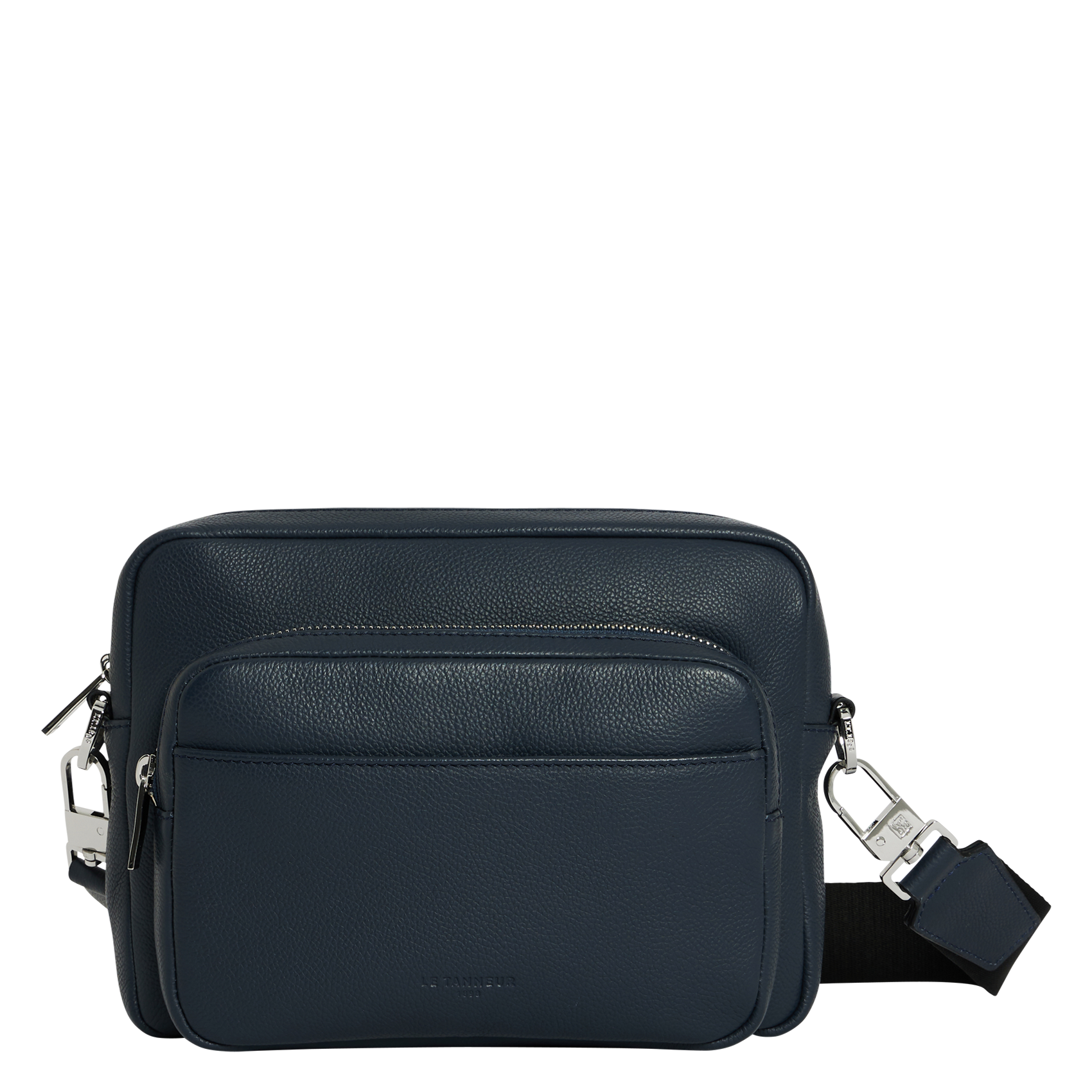 Leren crossbodytas  LE TANNEUR Blauw