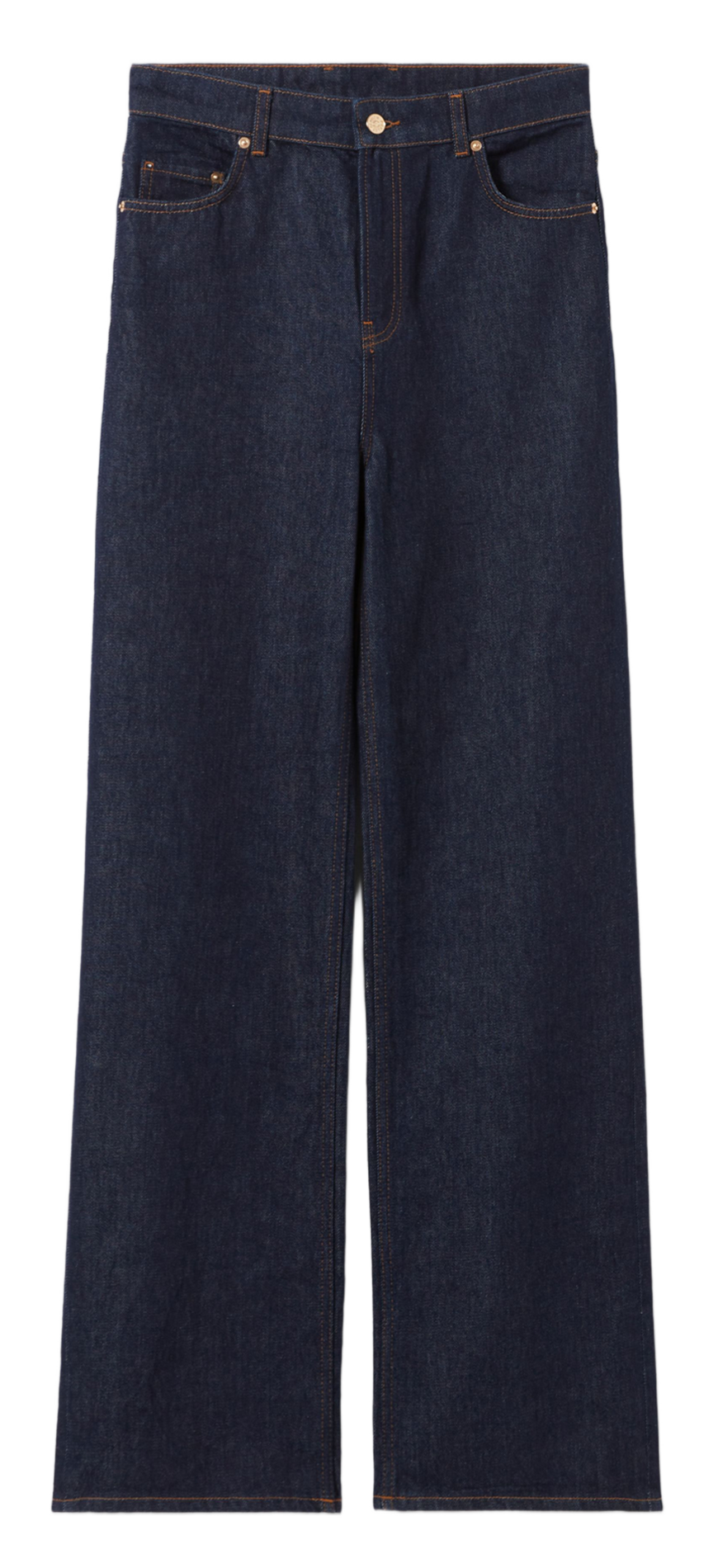 Jean droit en coton CLAUDIE PIERLOT Bleu