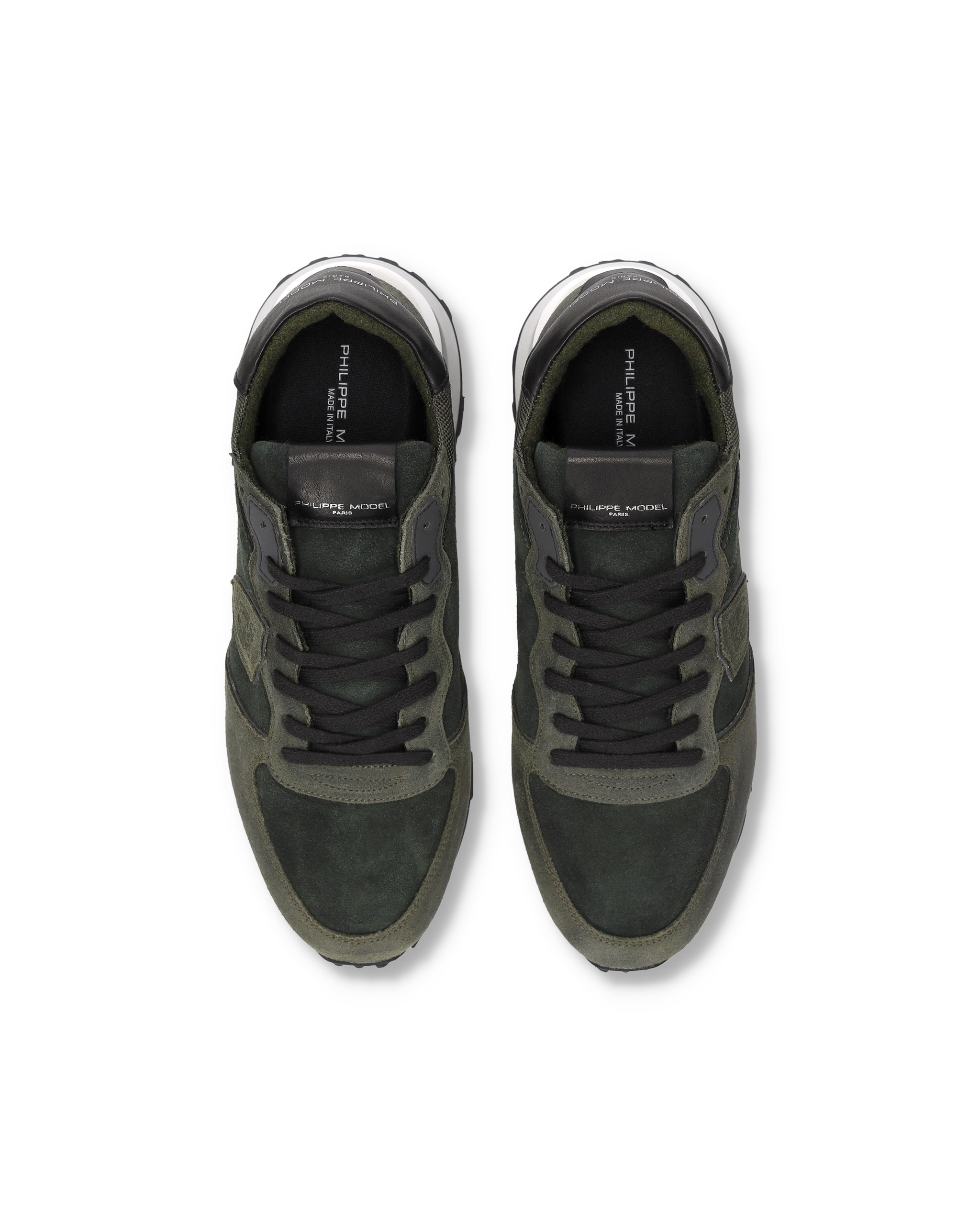 High-top running sneakers PHILIPPE MODEL Green