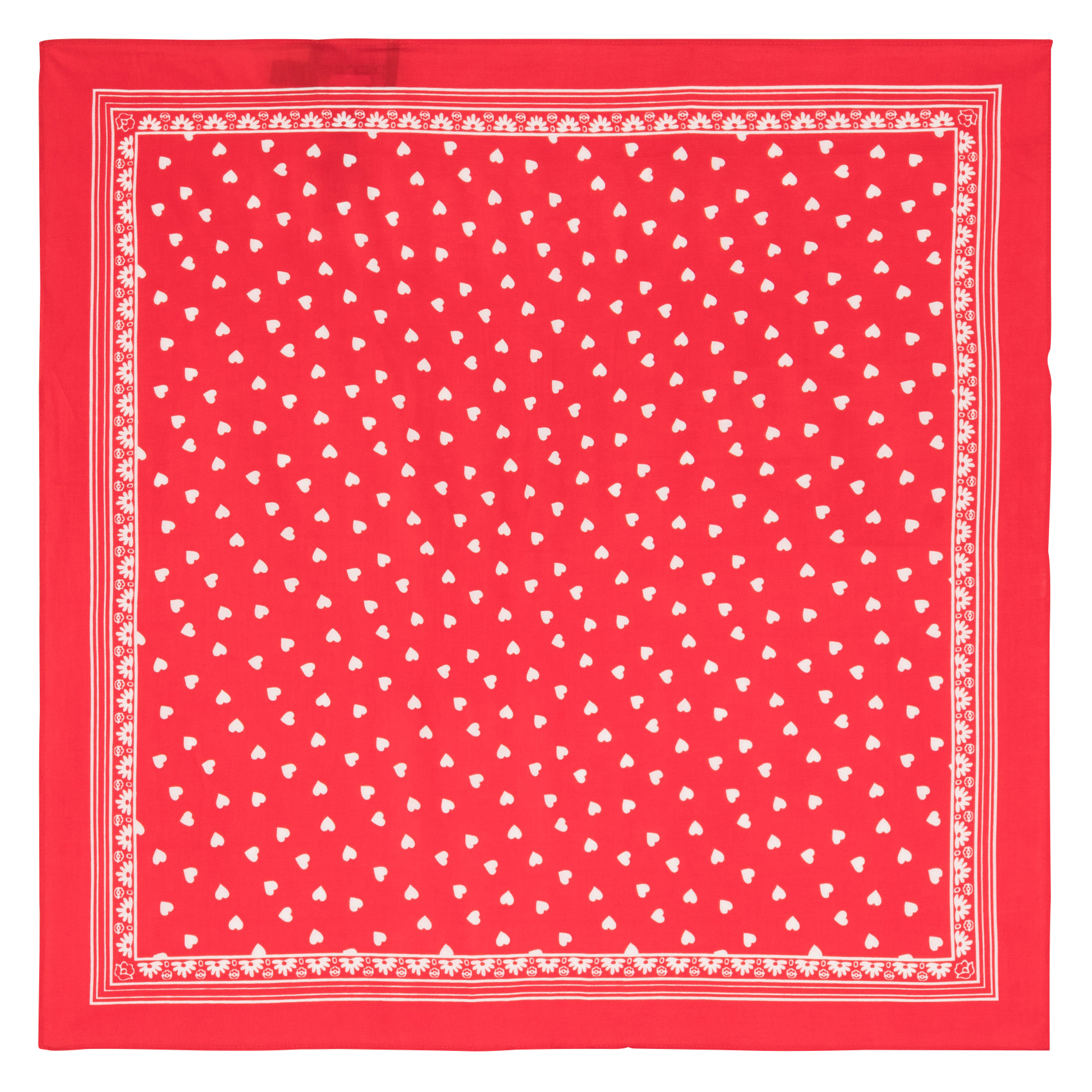 Bedrukte foulard - katoenblend PIECES Rood