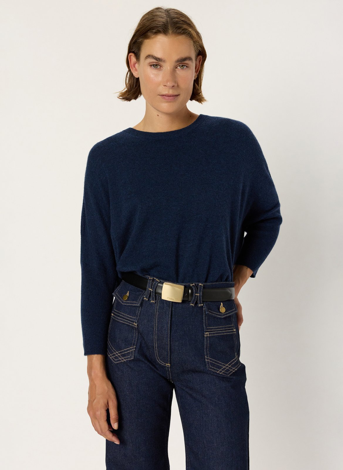 Kasjmier trui met opstaande kraag GERARD DAREL