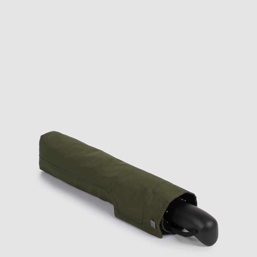 Automatic open/close windproof umbrella PIQUADRO Green