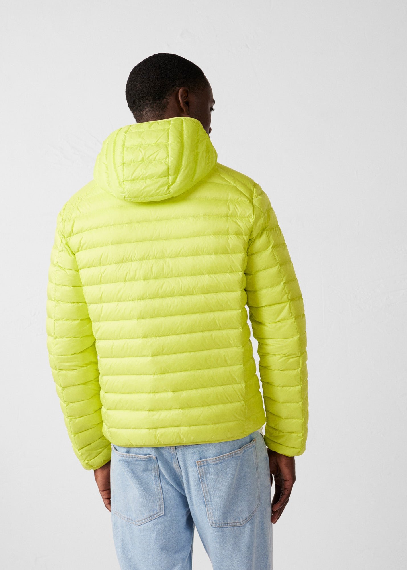 Lightweight hooded puffer jacket nico JOTT Yellow