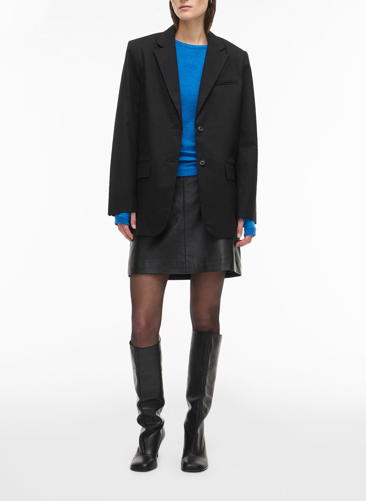 Oversized blazer ROUGE EDIT Grijs