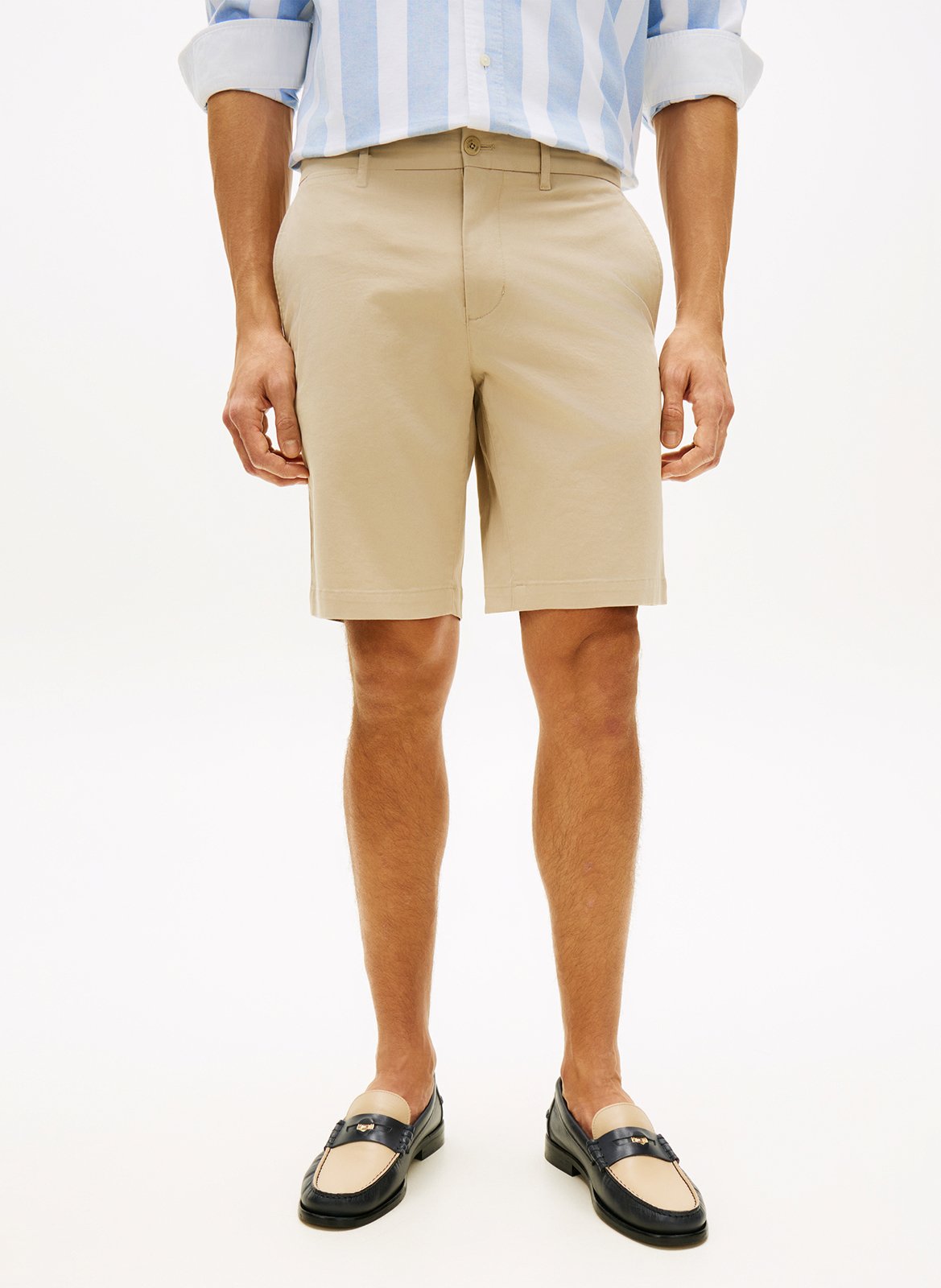 Bermuda Straight Fit aus Baumwollmischung TOMMY HILFIGER Khaki