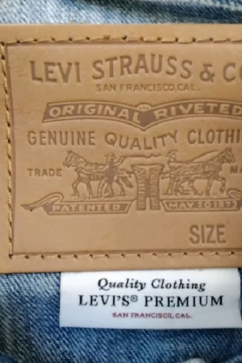 Veste LEVI'S - Seconde main Bleu