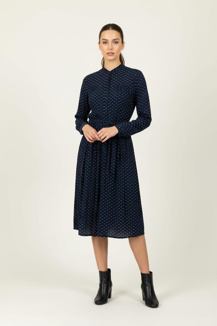 Robe courte & midi INES DE LA FRESSANGE - Seconde main Bleu