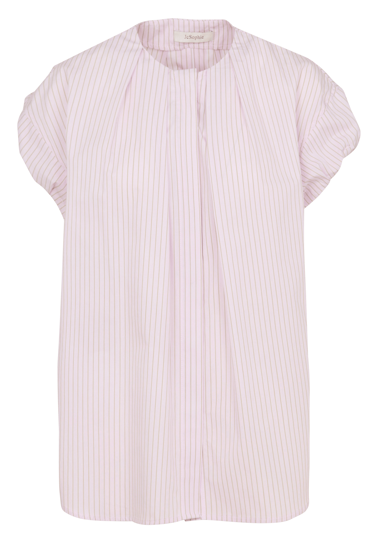 Bluse mit Streifen Rundhalsausschnitt JC SOPHIE Rosa