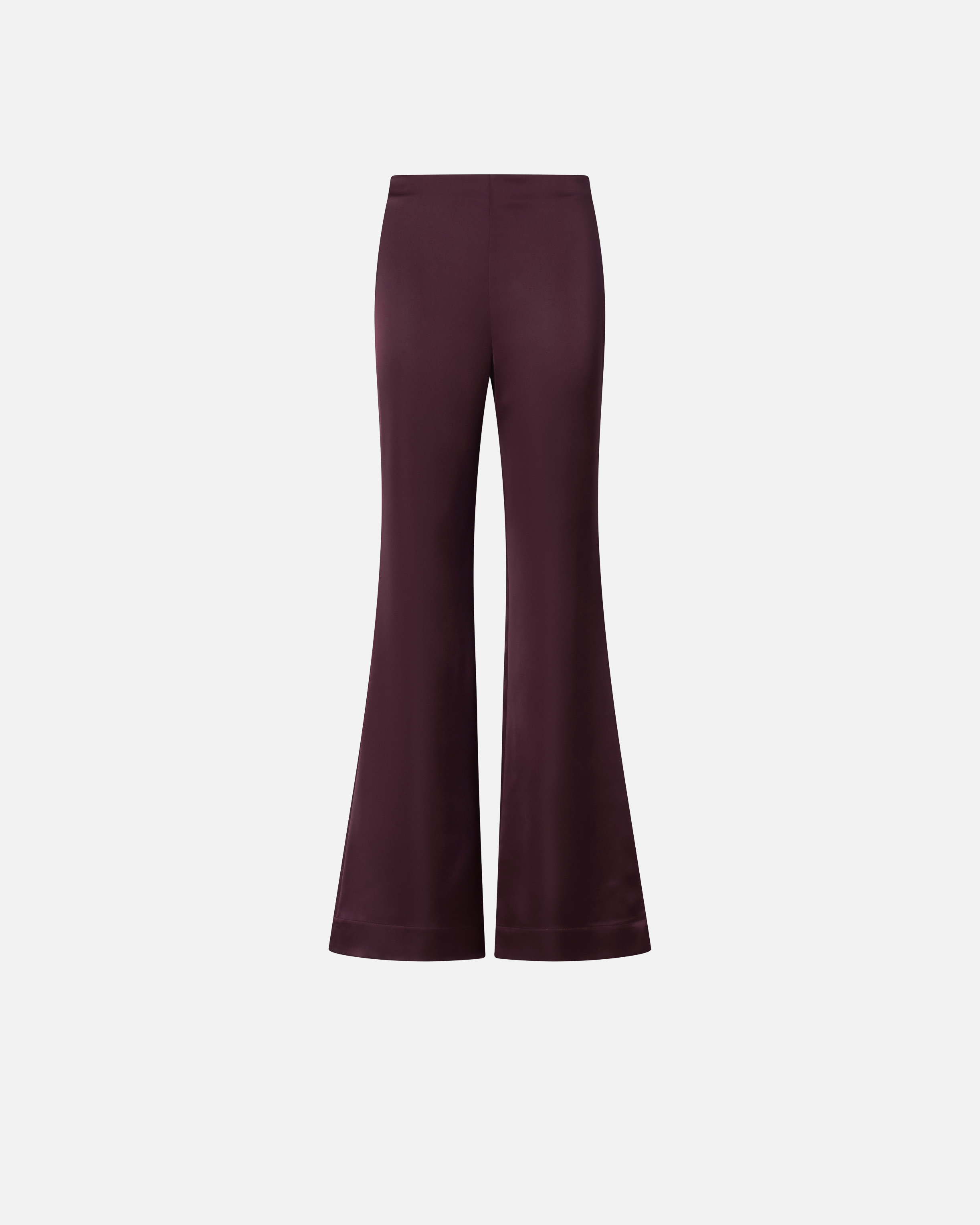 Pantalon évasé en satin PINKO Multicolore