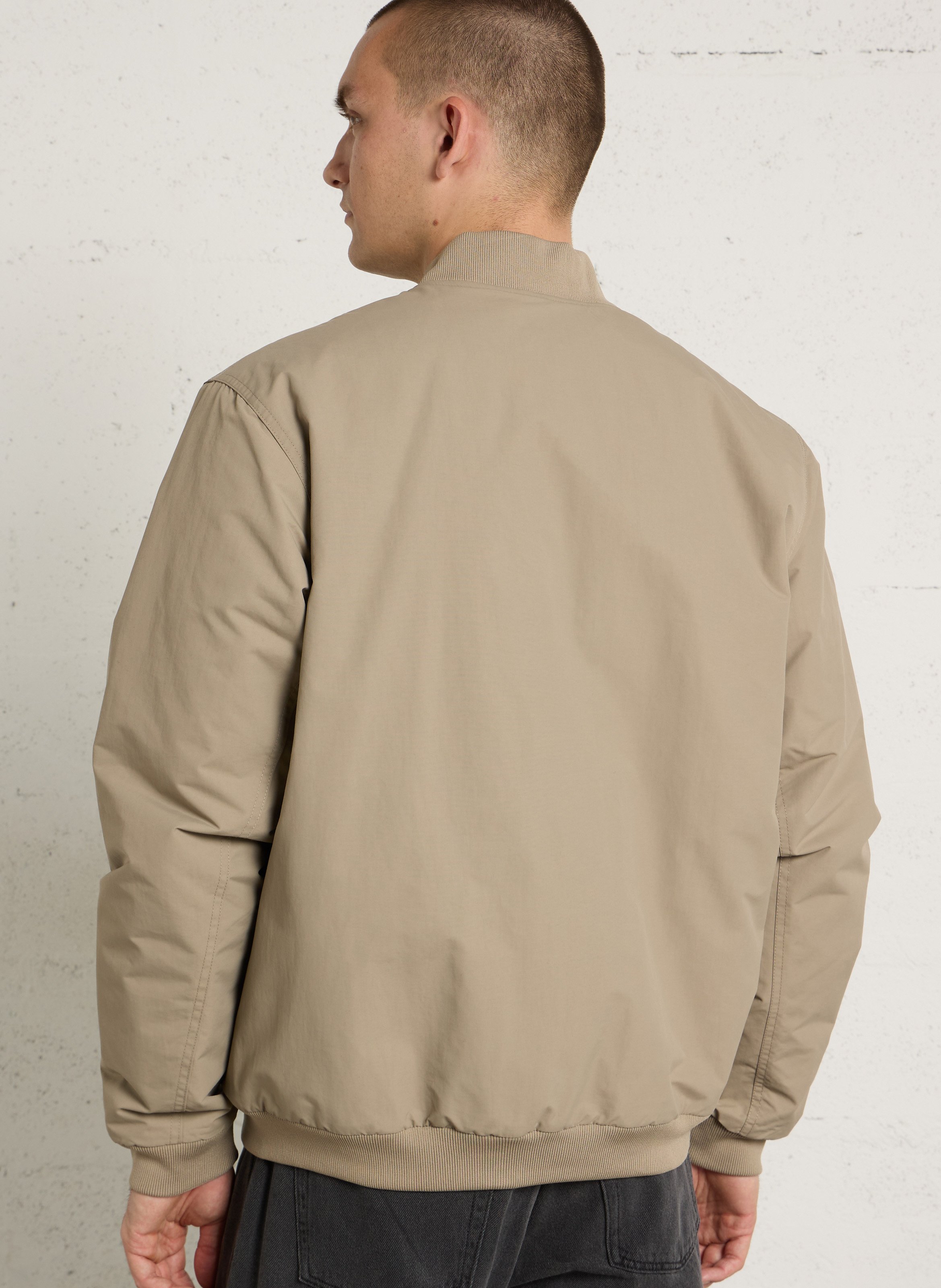 Solid Oversized Zip-up Jacket PATAGONIA Khaki