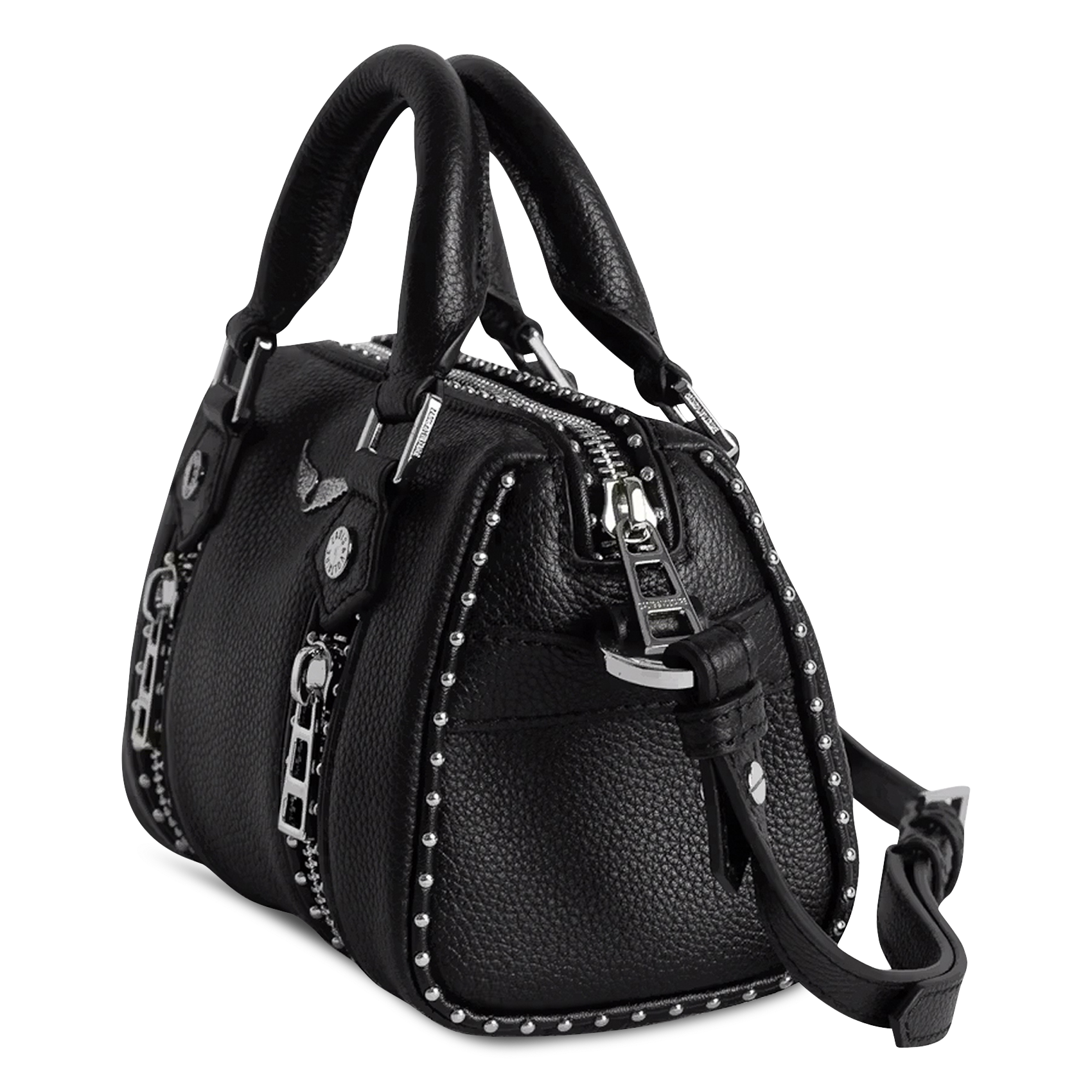 Leather handbag ZADIG&VOLTAIRE Black