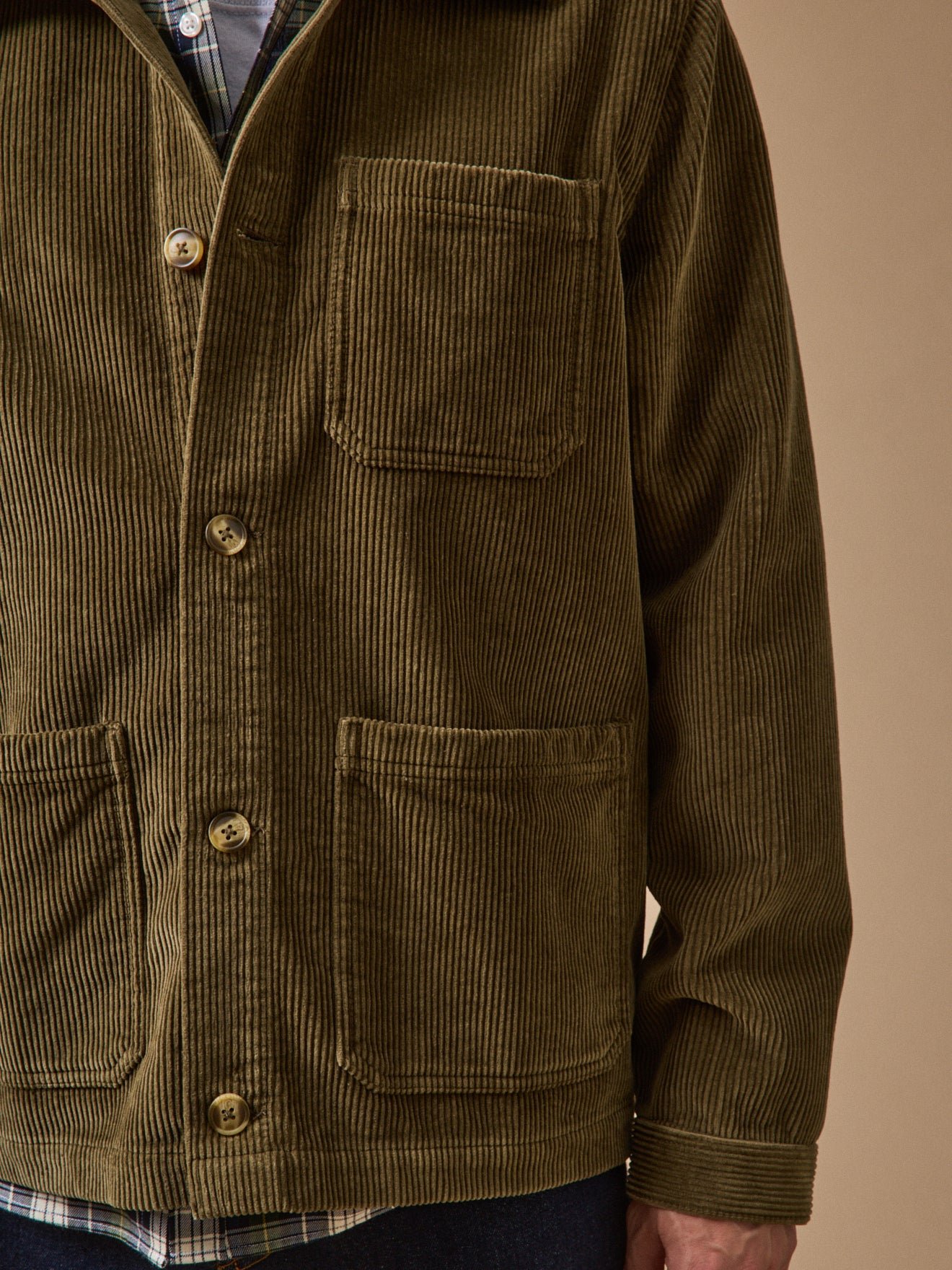 Veste worker velours côtelé CYRILLUS Vert