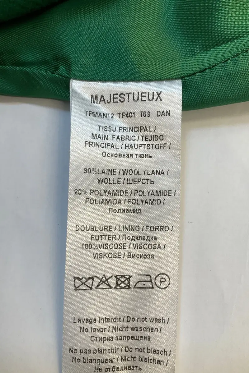 Coat TARA JARMON - Seconde Main Green