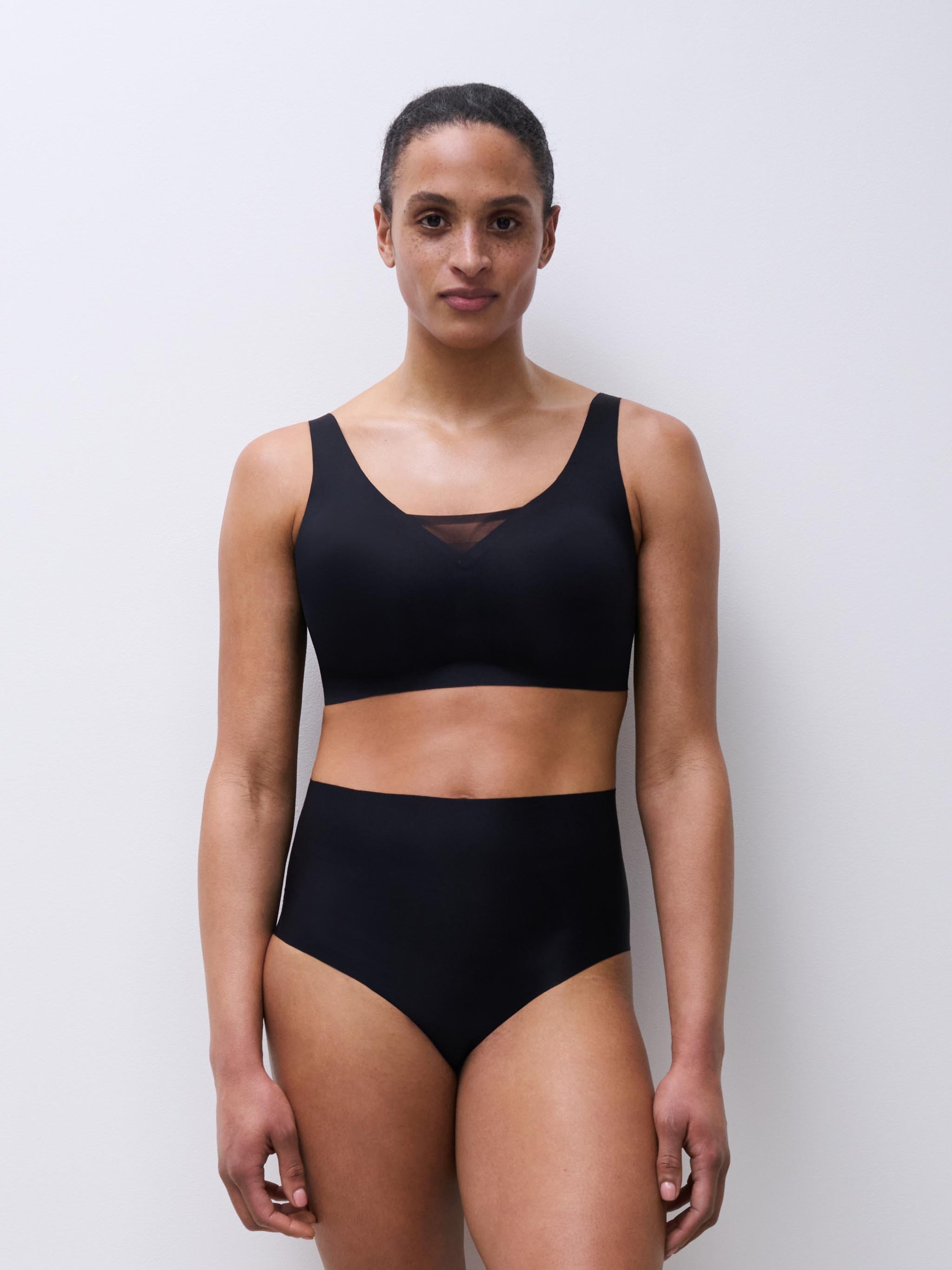 High-waisted panties CHANTELLE Black