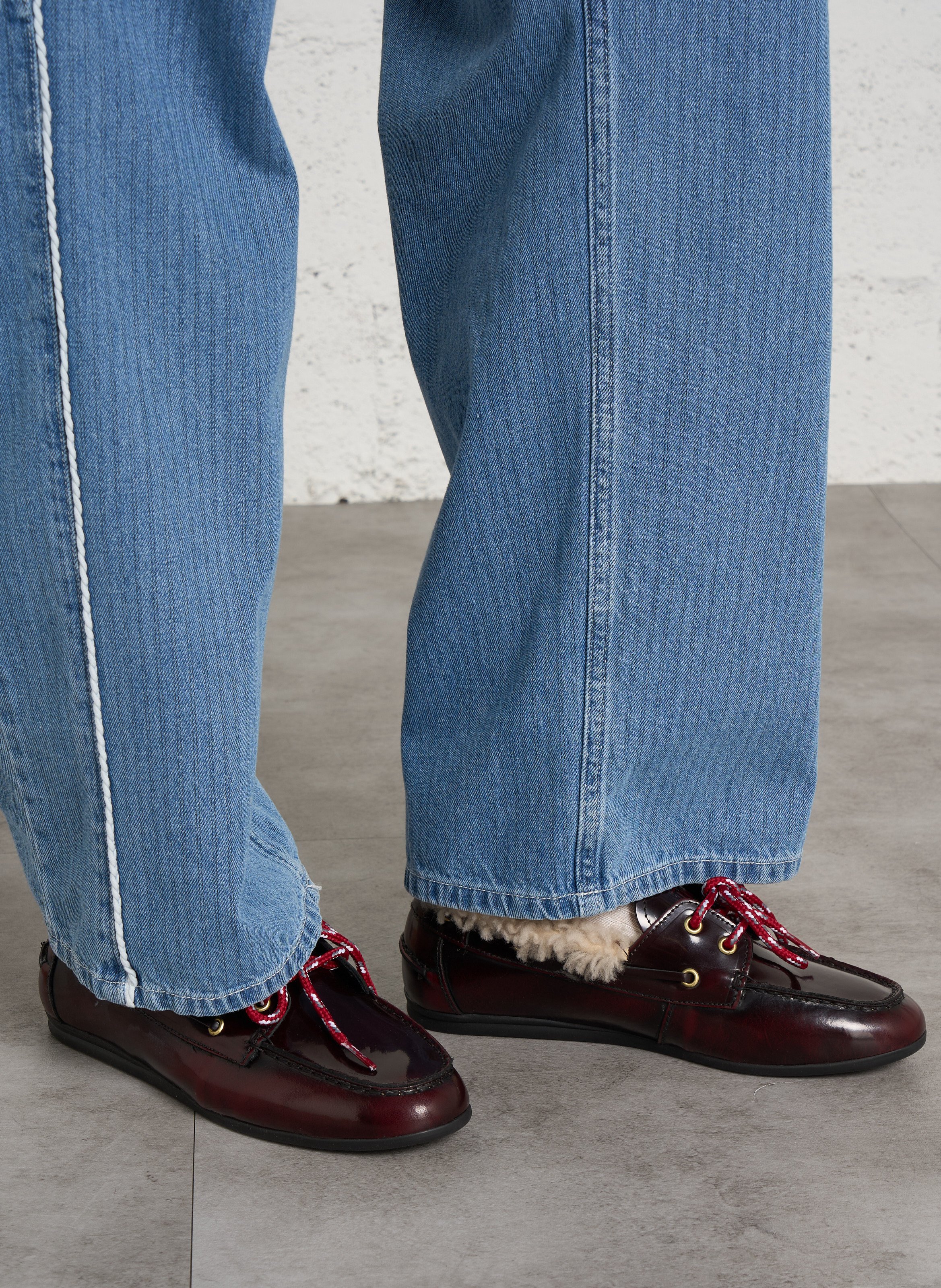 Derbies en cuir TORAL Violet