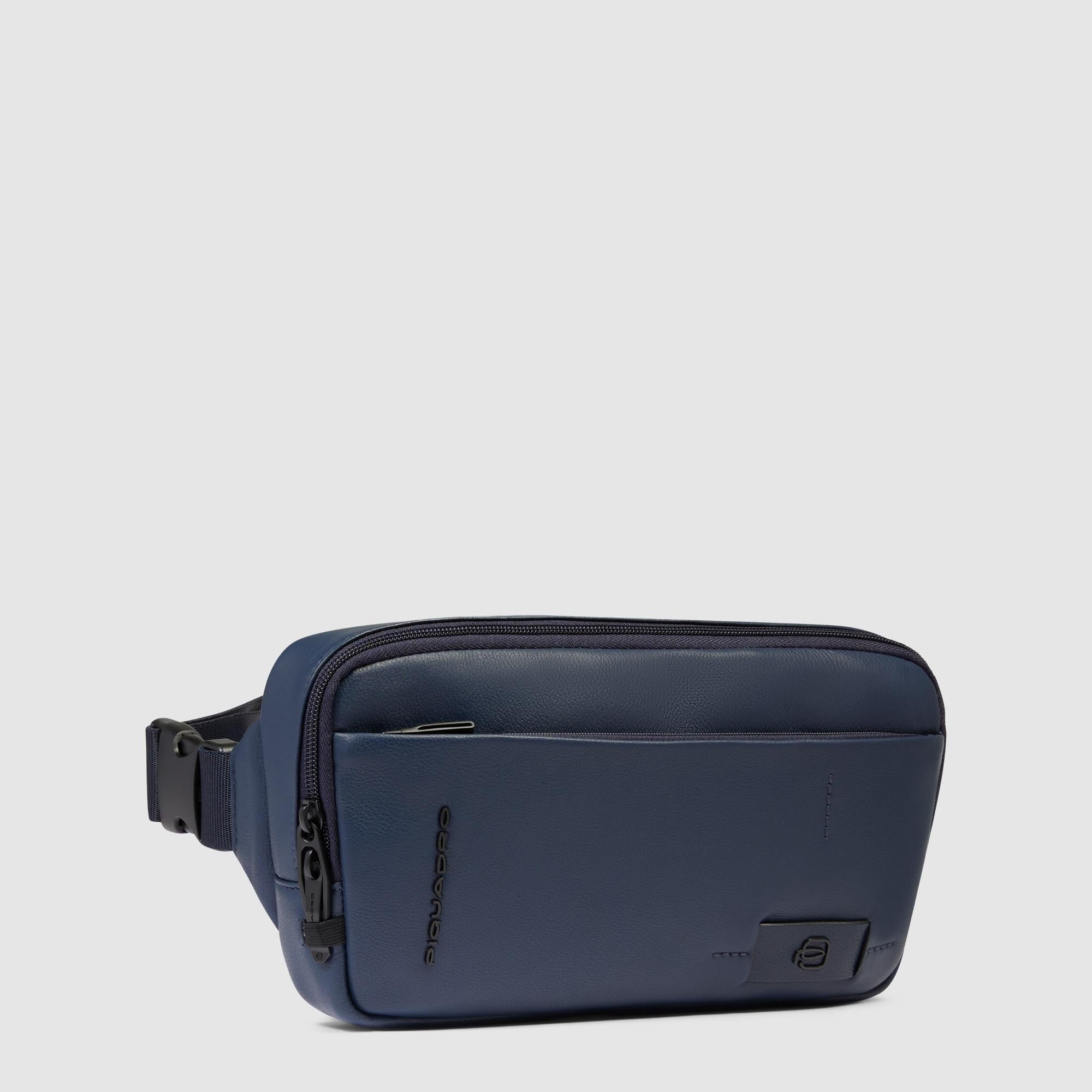 Men's waist bag PIQUADRO Blue