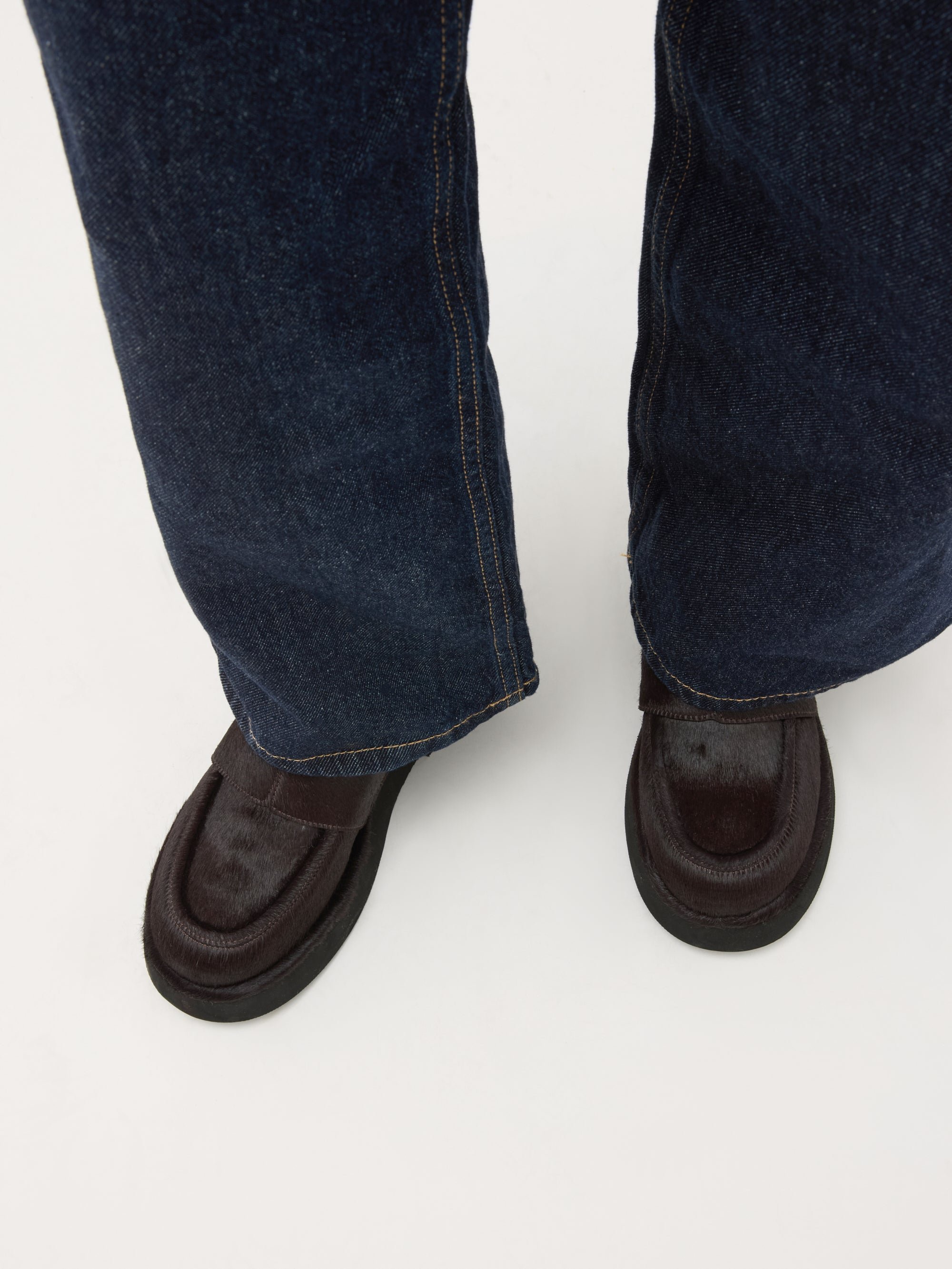 Loafers with thick sole VANESSA WU Brown
