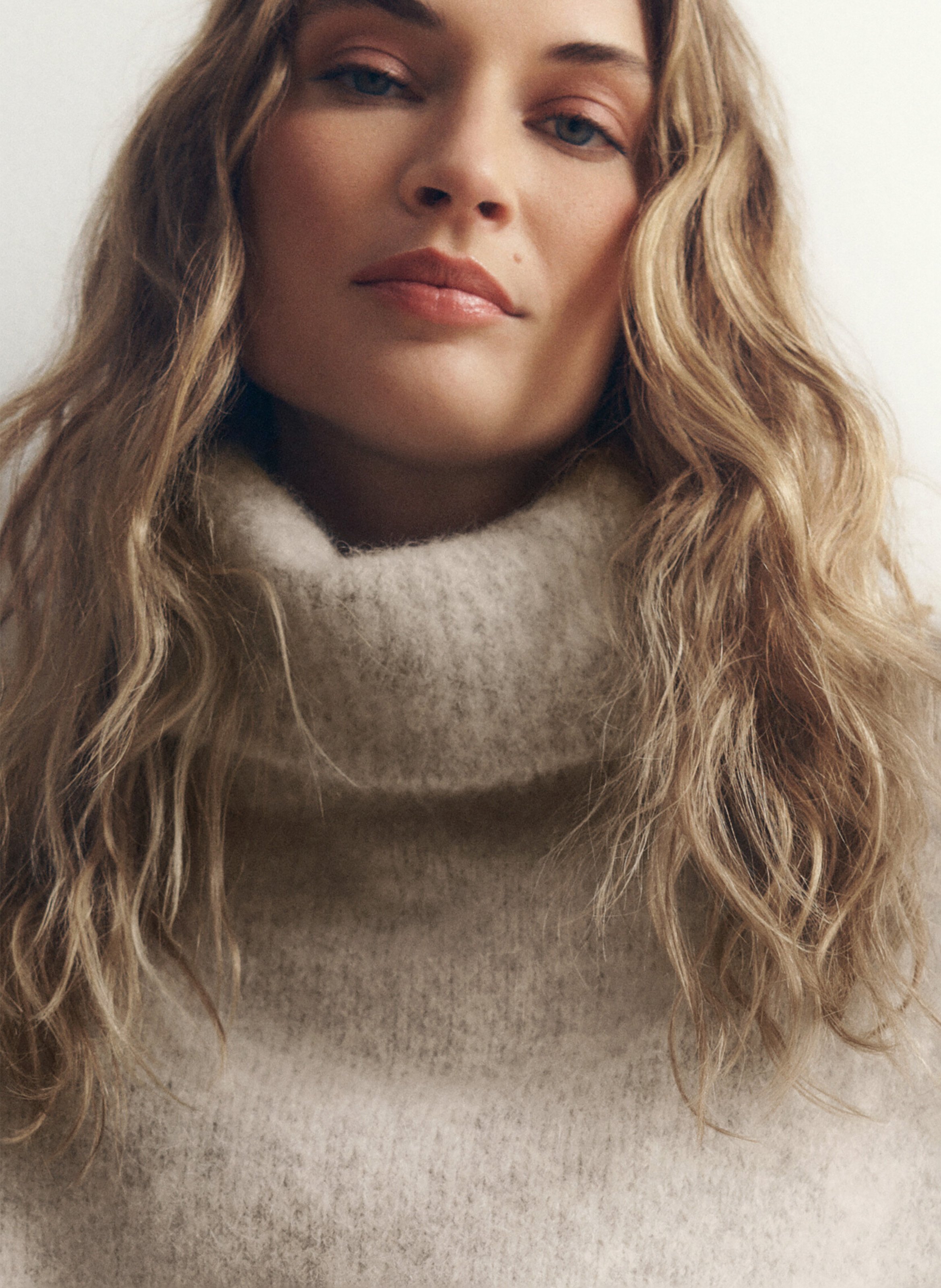 Straight Sleeveless Jumper in Alpaca Blend CAROLL Brown