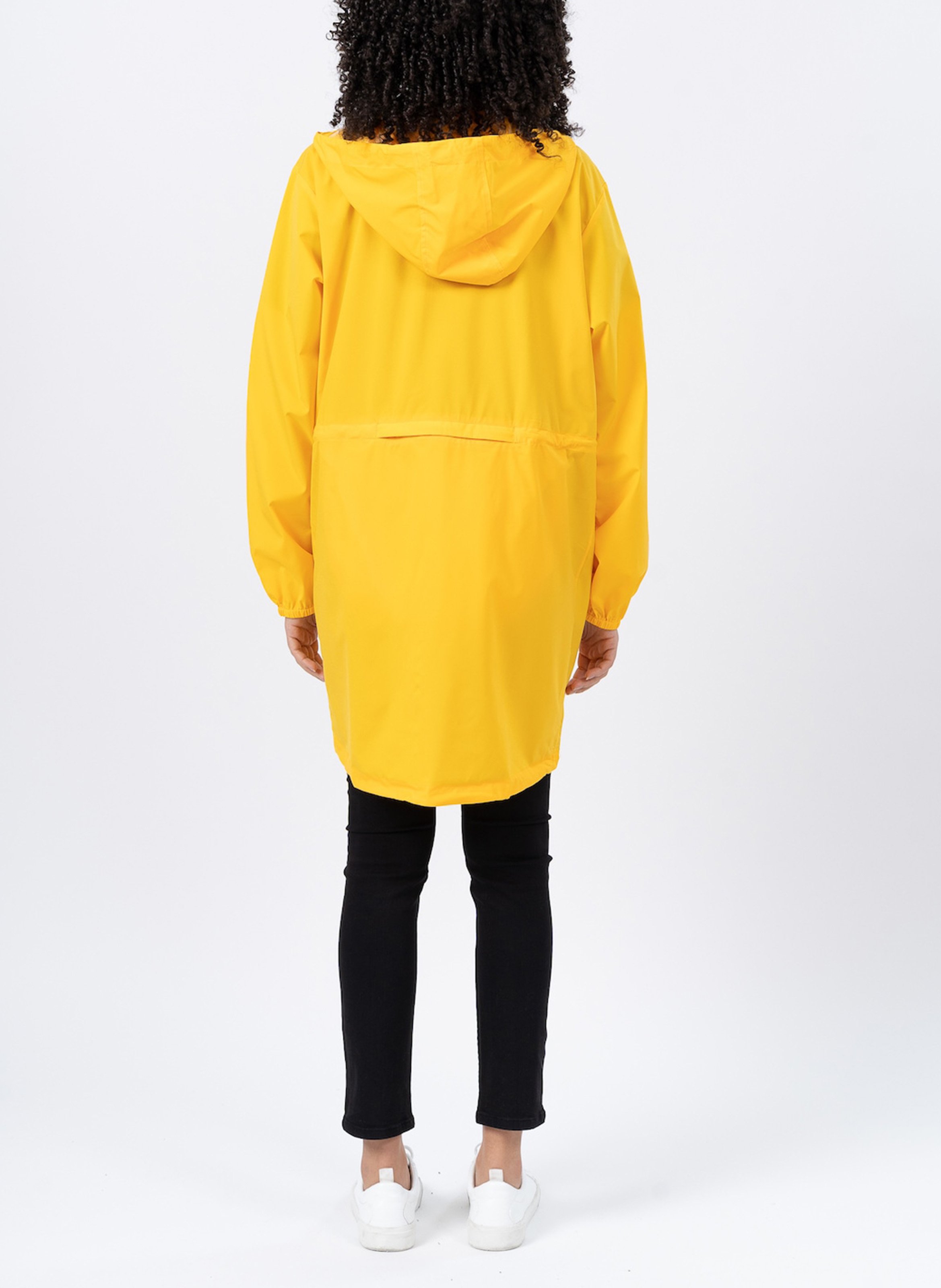 Imperméable long à capuche convertible  FLOTTE Jaune