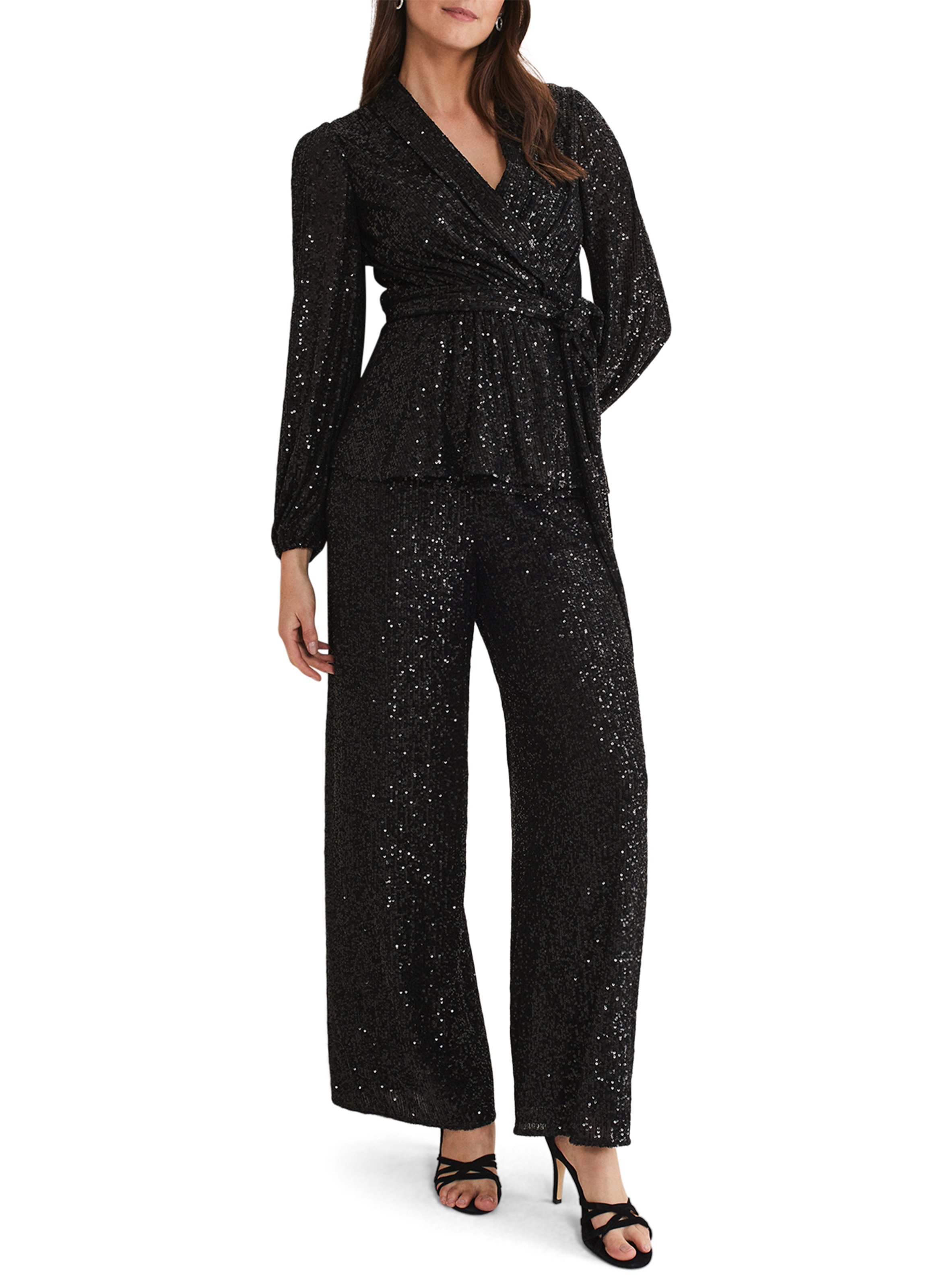 MAGAUSVZVK Wickeltop Für Ballett & Tanz - Langarm, Modal-Elasthan, Transparent