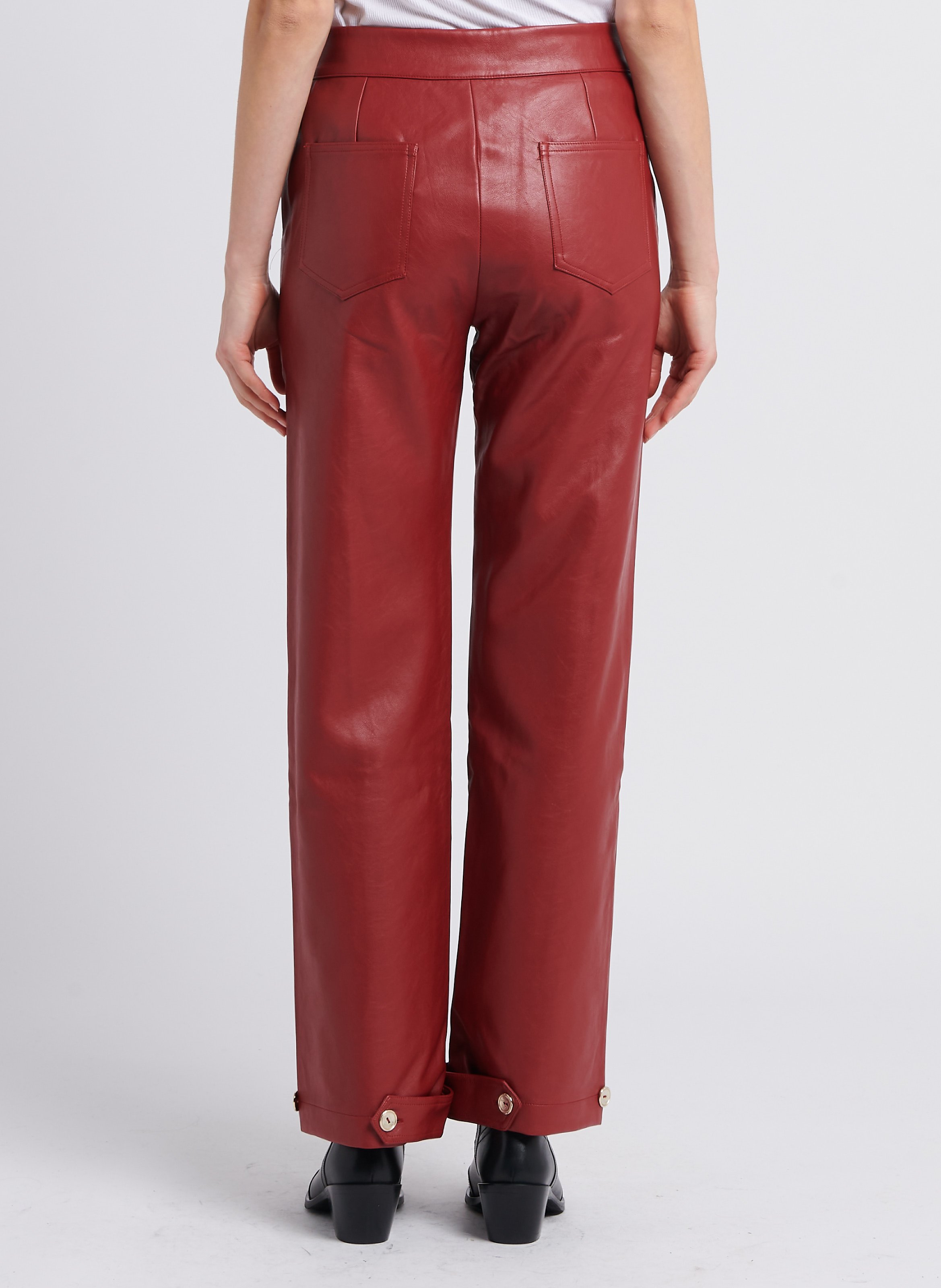 Pantalon large THE LABEL EDITION Rouge