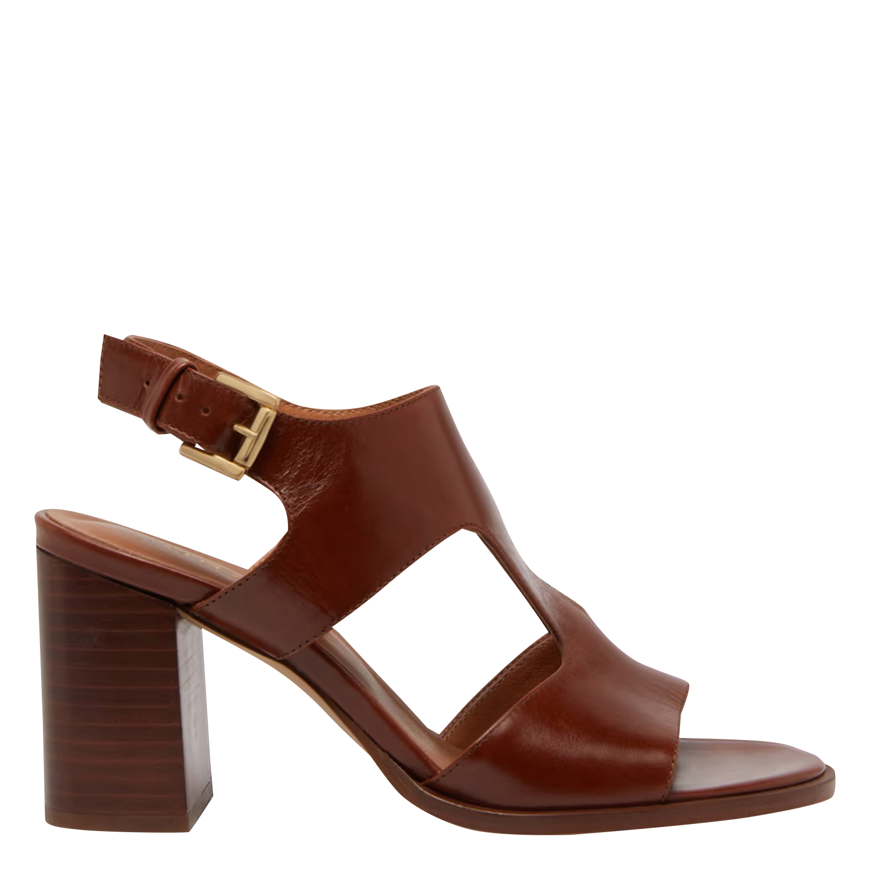 Sandales hautes en cuir JONAK Marron