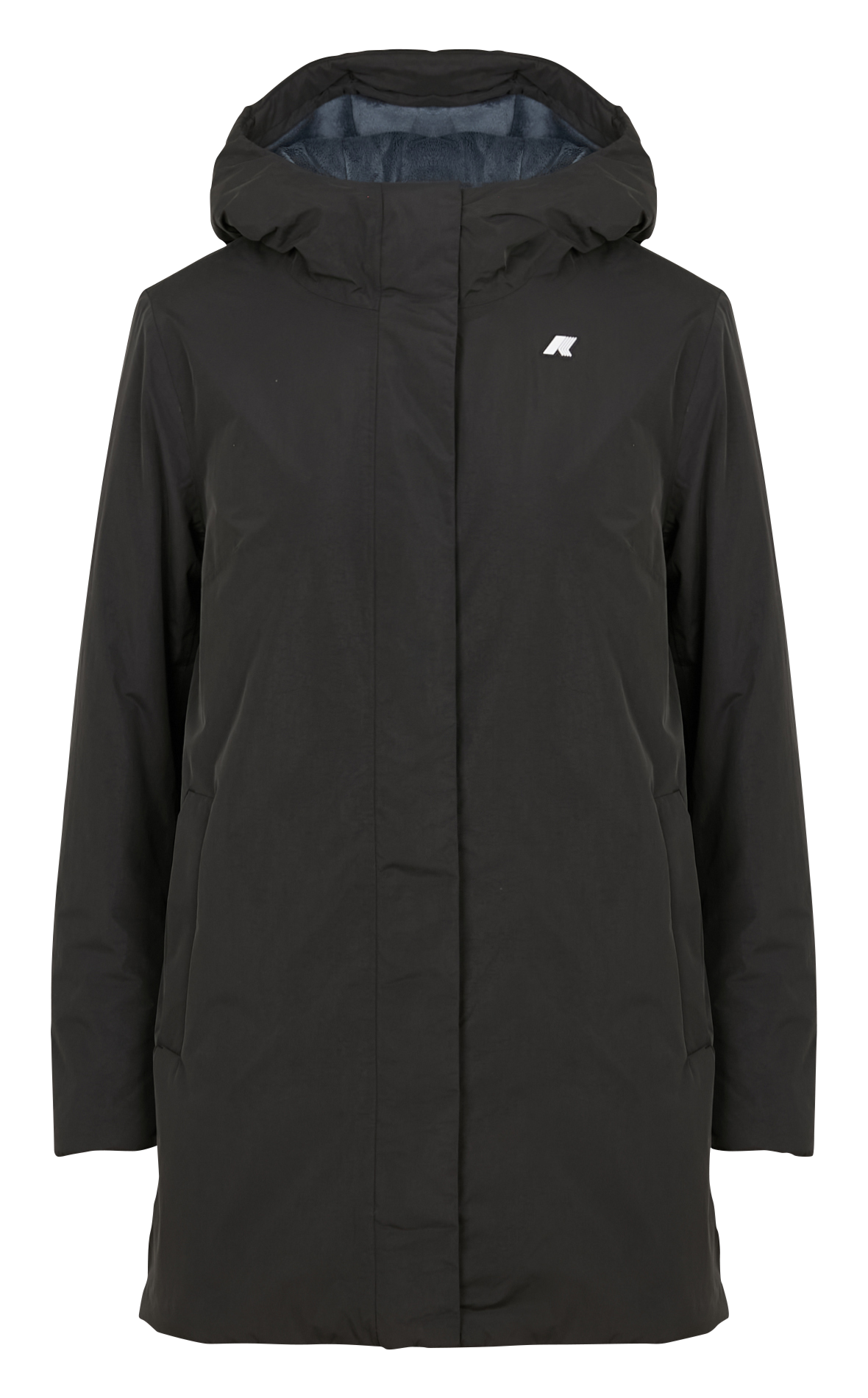 Feiner Parka mit Kapuze K-WAY Schwarz