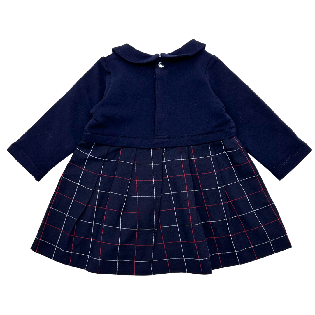 Blue baby dress - 6 months JACADI - Seconde Main Blue