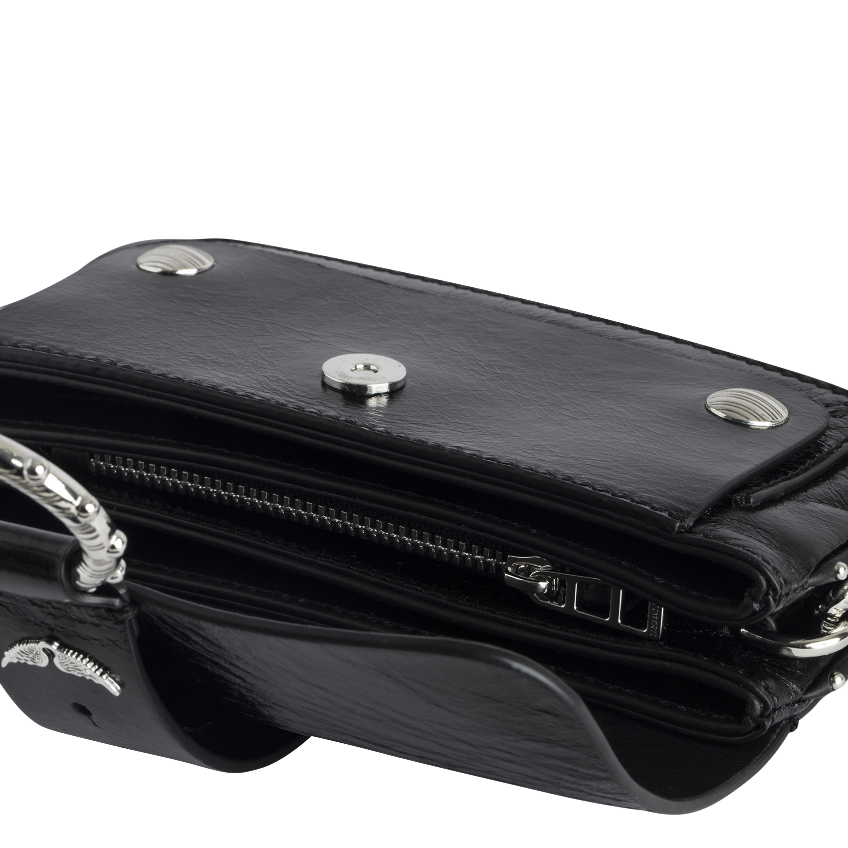 Leder-Clutch ZADIG&VOLTAIRE Schwarz