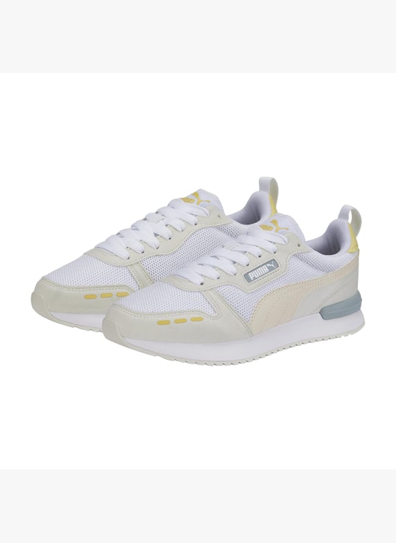 Baskets Basses Puma Blanche Et Grise Baskets Basses R78 Blanc